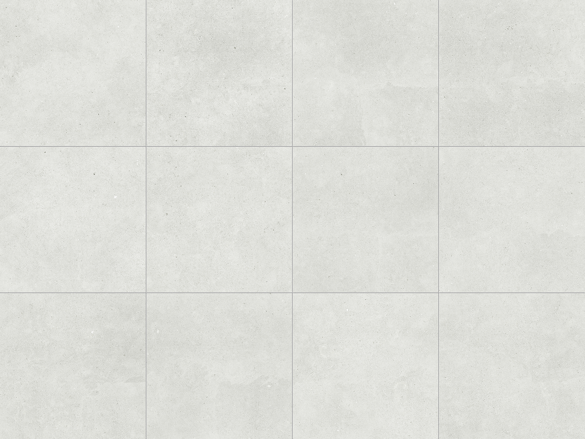 Urbanixx Gres Osaki Bodenfliese Natursteinoptik Weiß Matt 90x90 cm rektifiziert R10