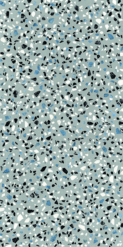 Ergon Medley Classic Bodenfliese Terrazzooptik Grau Matt 90x90 cm rektifiziert R10B