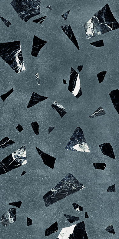 Ergon Medley Rock Bodenfliese Terrazzooptik Dark Grey matt 60x120 cm rekt. R10B