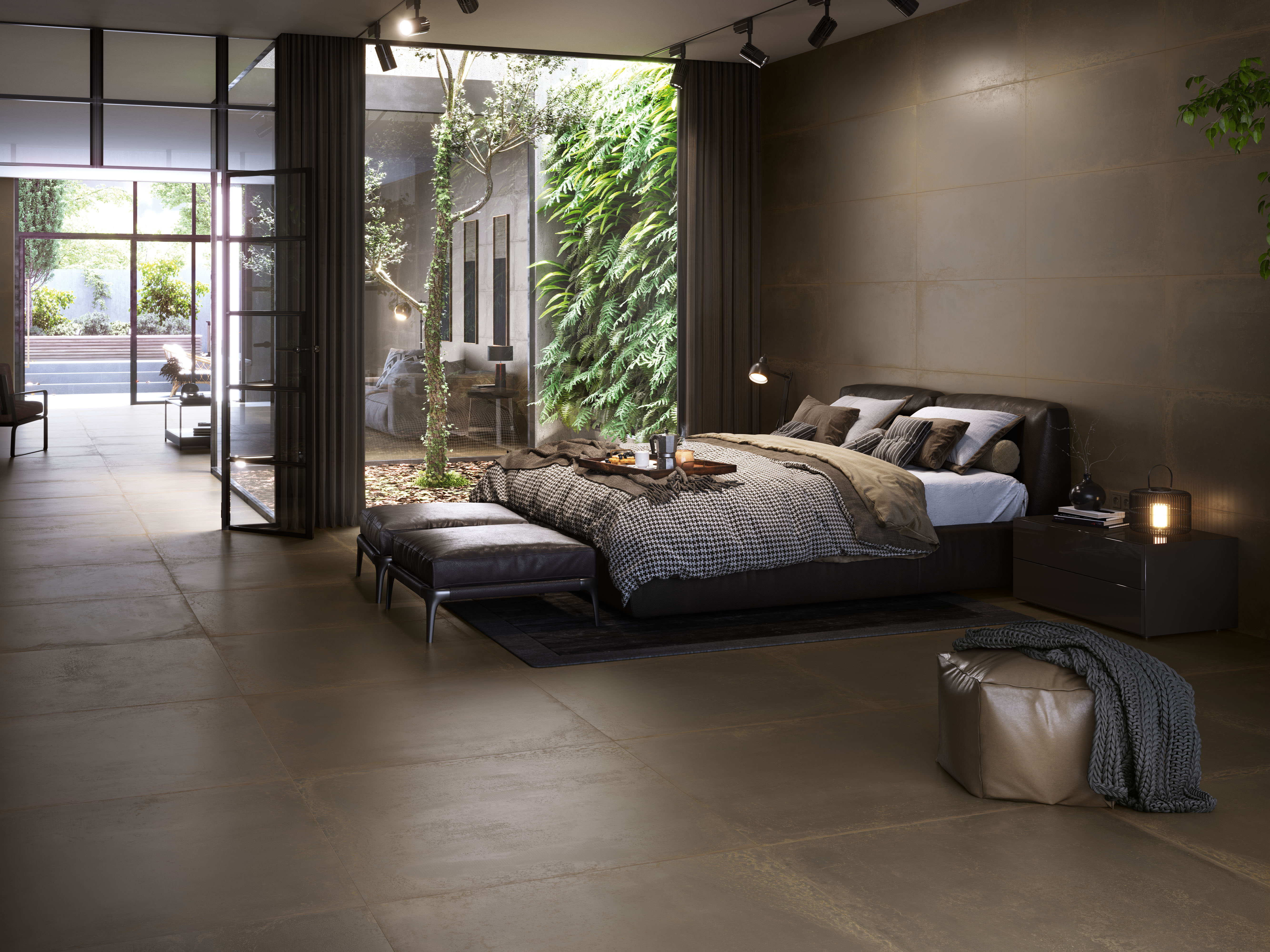 Urbanixx Gres Sveg Mosaik Metalloptik Braun Matt 30x30 cm 
