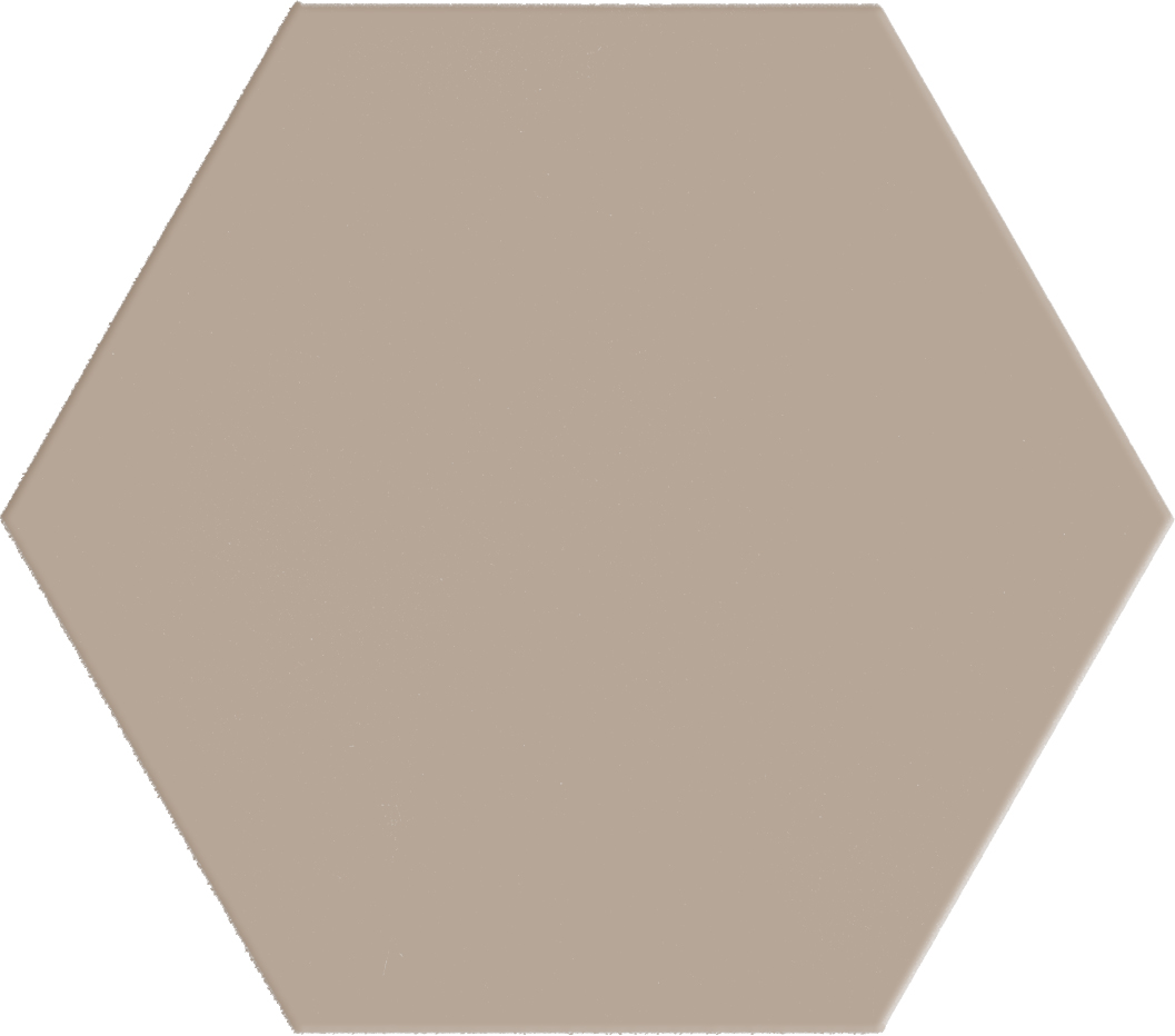 Catalea Gres Akita Bodenfliese Hexagon Sand matt 14x16 cm rekt. R10