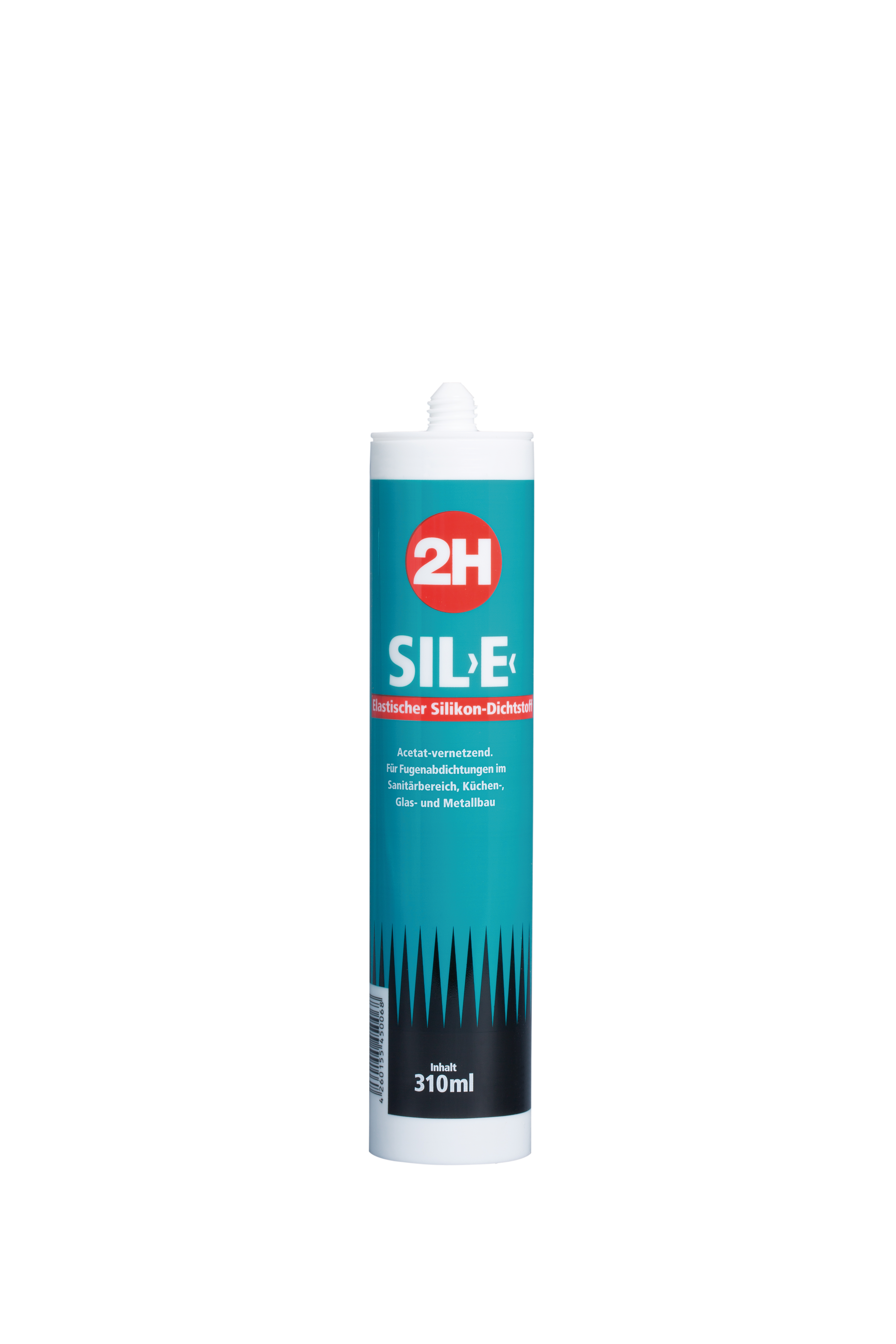 Häussler Silikon 2H Sil E Schwarz Kartusche 310 ml Sanitärsilikon