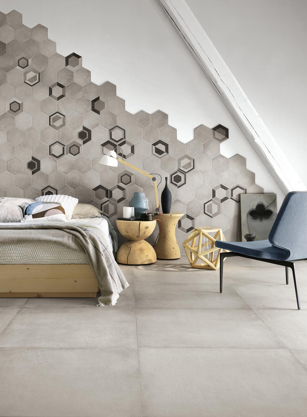 Ragno Rewind Bodenfliese Betonoptik Hellgrau Matt 30x60 cm rektifiziert R9 