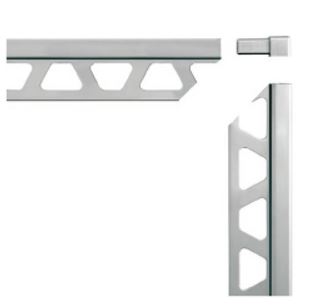 Schlüter QUADEC TSB Außenecke H = 8 mm quadratische Form