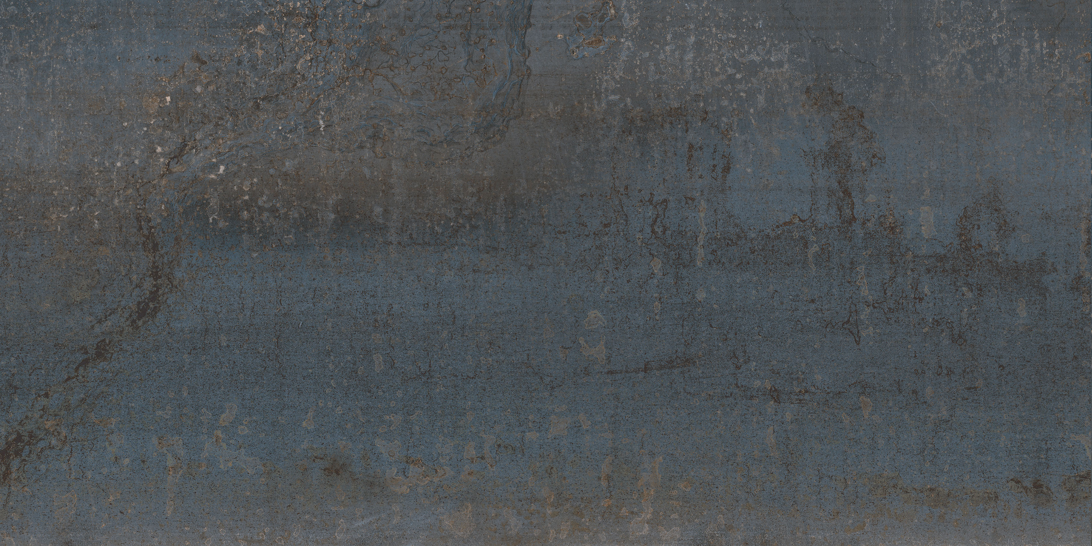 Urbanixx Gres Karlstadt Bodenfliesen Metalloptik Blau Matt 30x60 cm rektifiziert R9