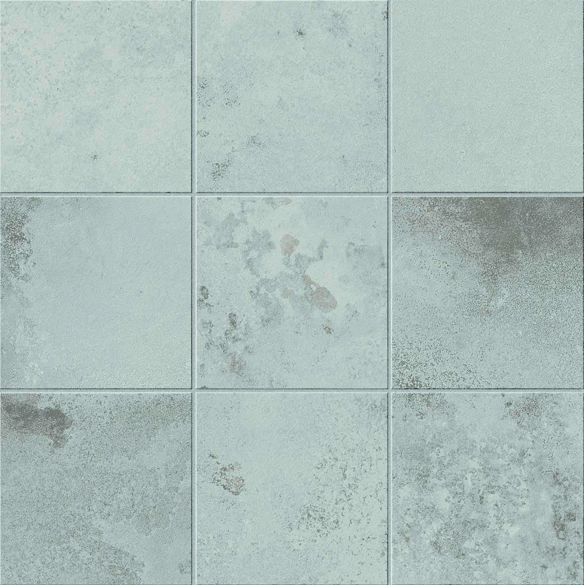 Caesar Alchemy Mosaik Metalloptik Grau Matt 30x30 cm 