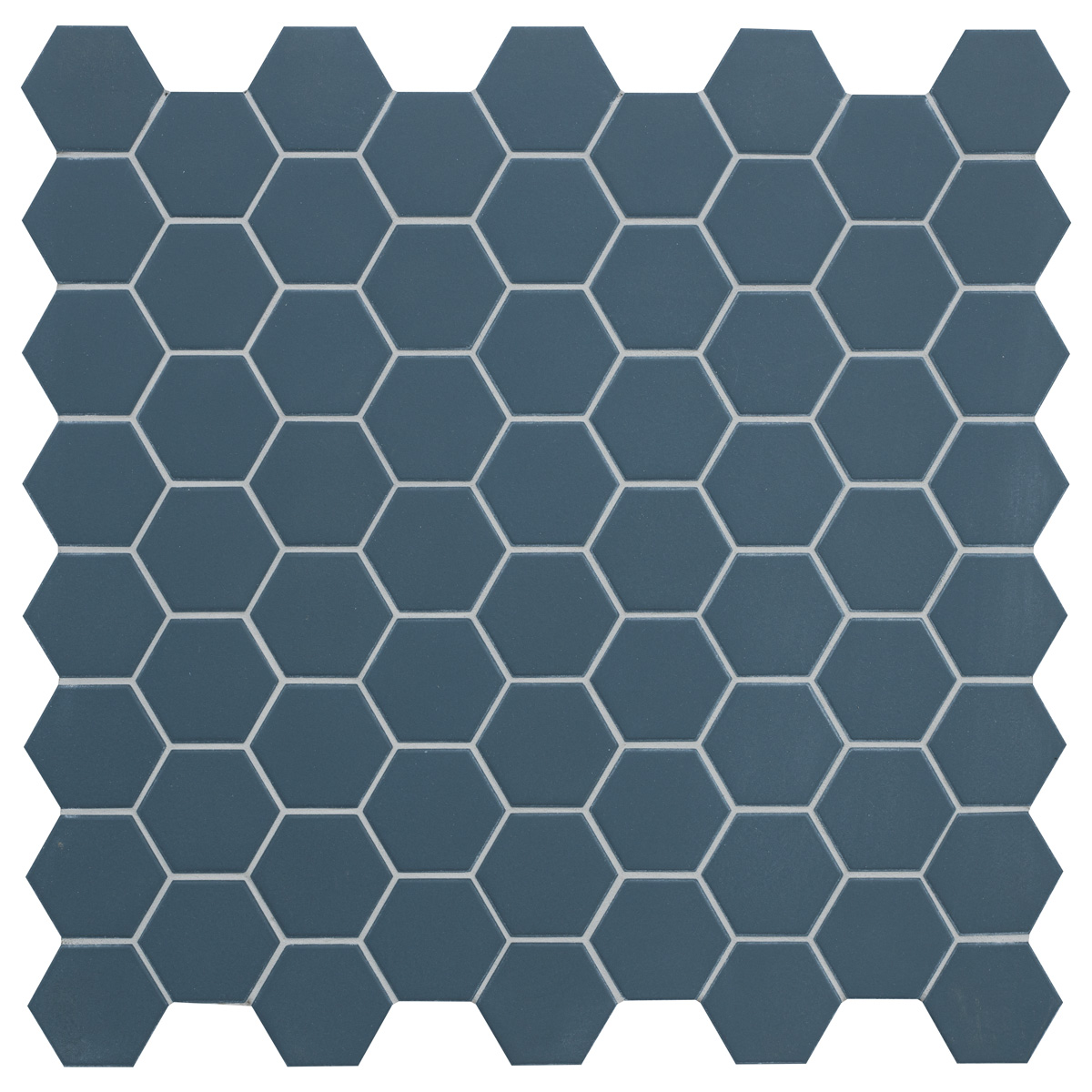 Catalea Gres Tokio Hexagonmosaik Meerblau Matt 31,6x31,6 cm rektifiziert R10
