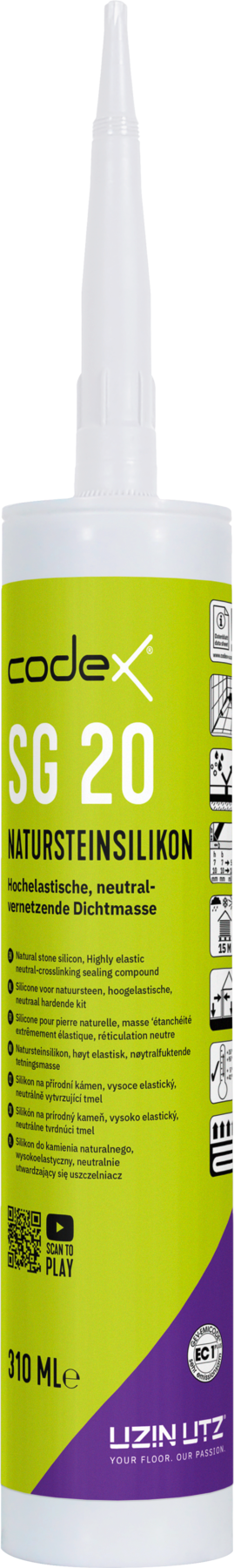 Codex SG 20 310 ml Natursteinsilikon Transparent