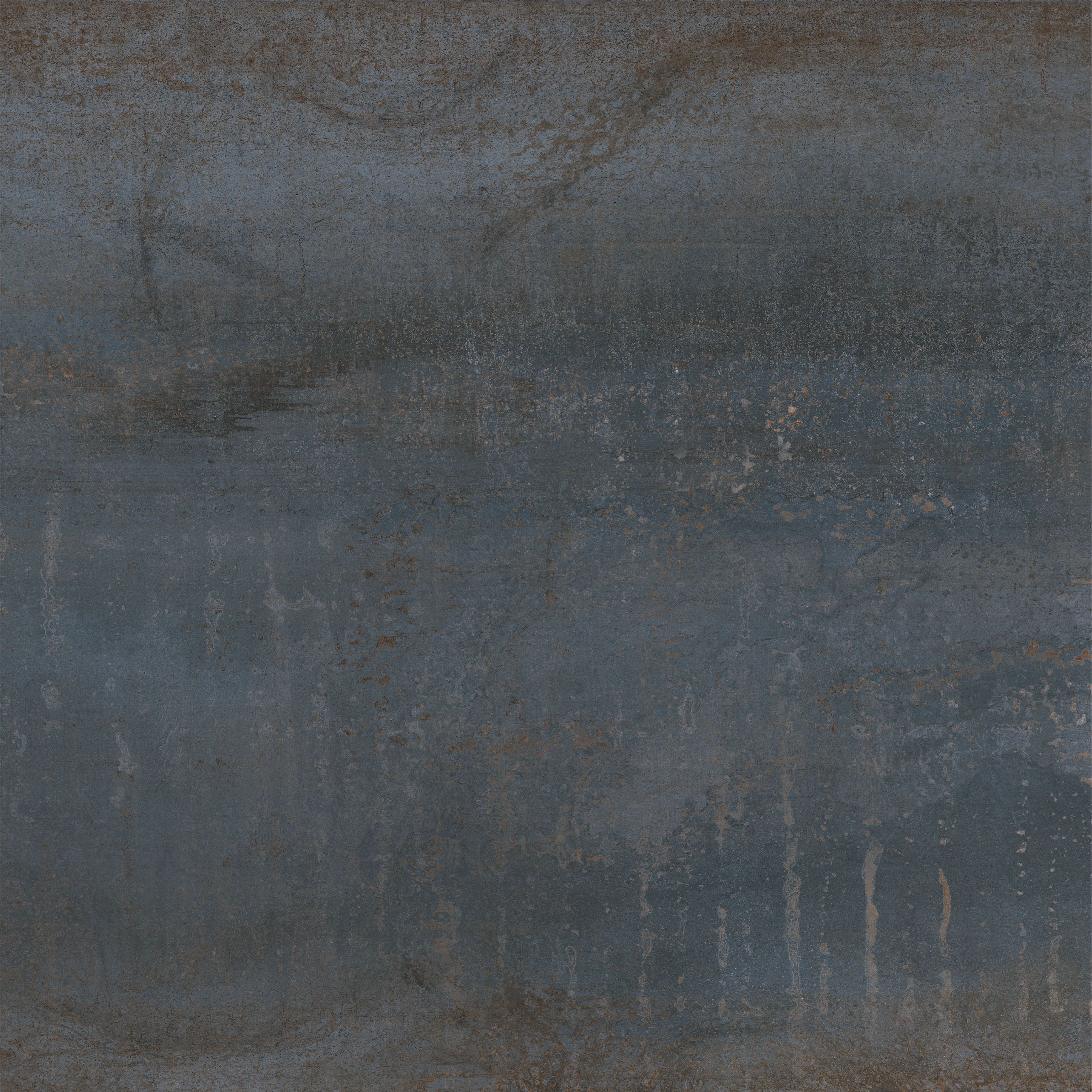 Urbanixx Gres Karlstadt Bodenfliesen Metalloptik Blau Matt 60x60 cm rektifiziert R9