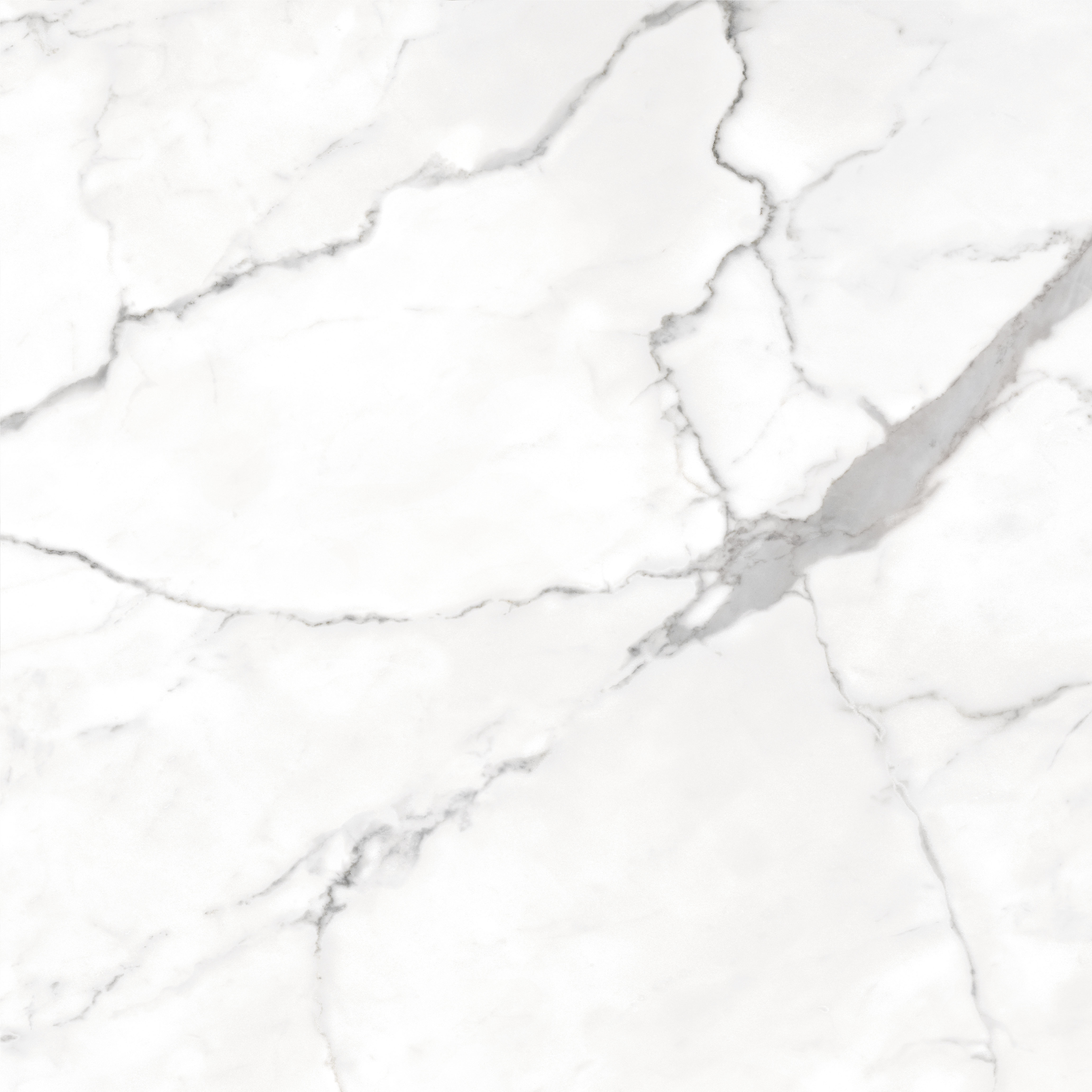 Vanezia Gres Töre Bodenfliesen Marmoroptik Weiß glänzend 60x60 cm rekt. 