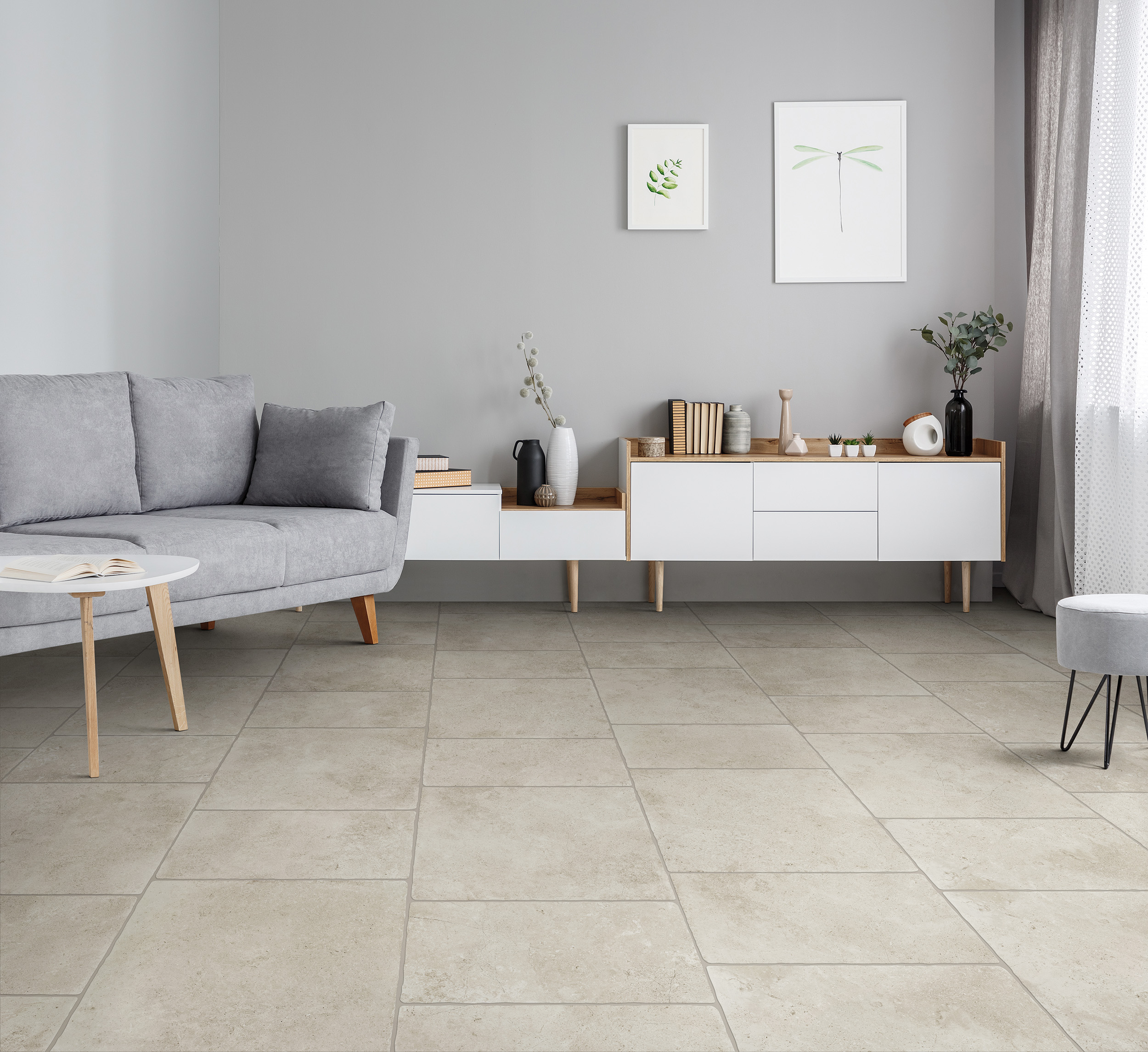 Catalea Gres Sicilla Bodenfliese Terrakotta Hellbeige matt 50x50 cm 