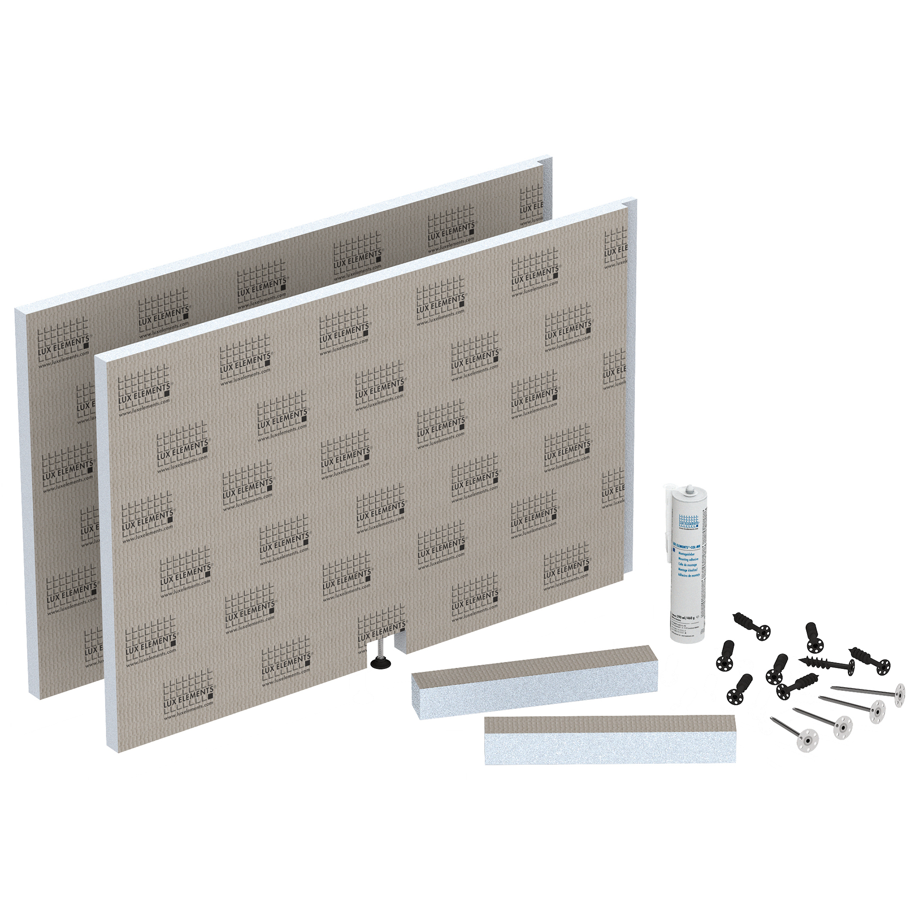 Lux Elements Badewannenverkleidungsset 183x60x3 cm Lux Elements Badewannenverkleidungsset 183x60x3 cm