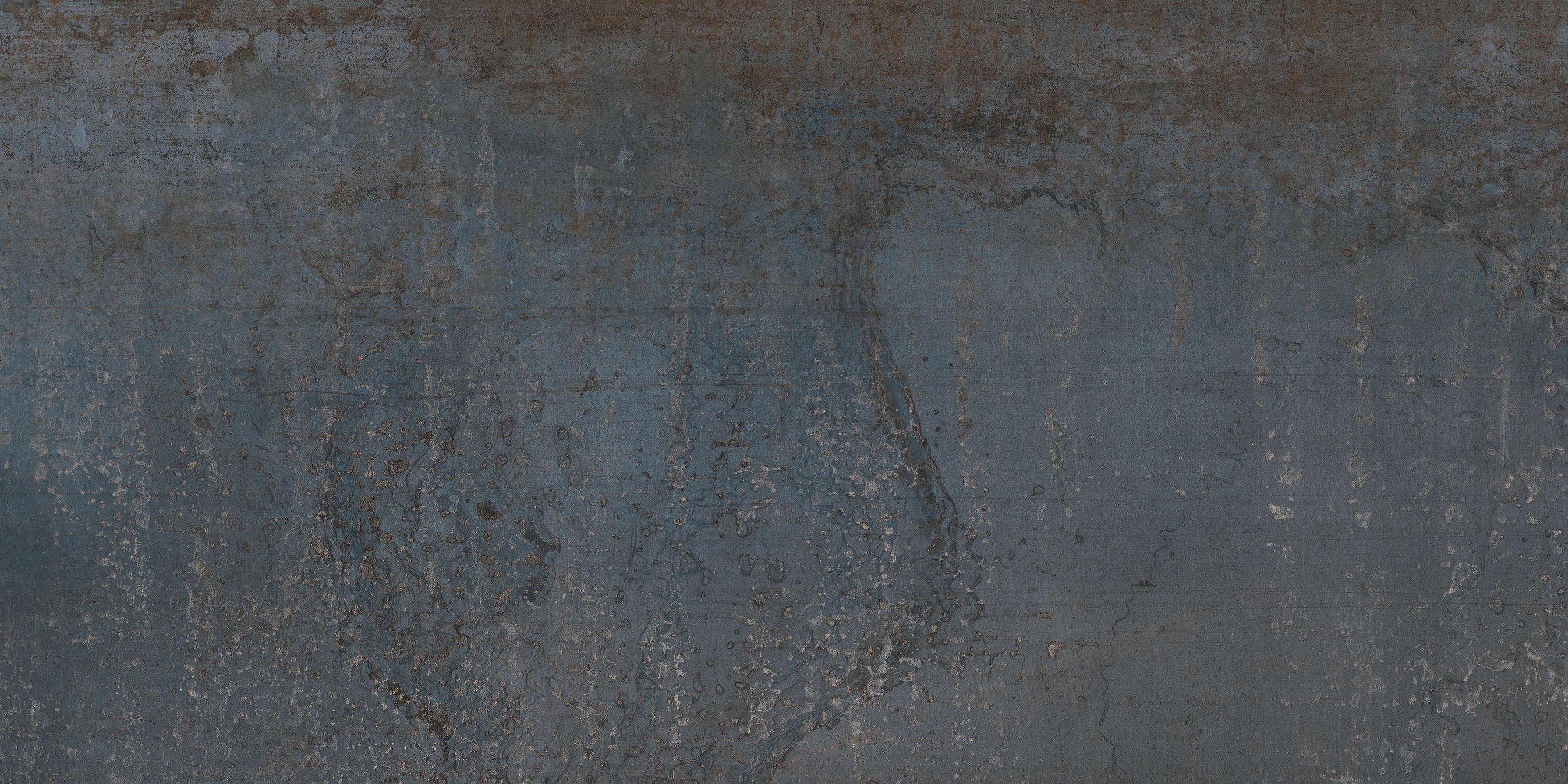 Urbanixx Gres Karlstadt Bodenfliesen Metalloptik Blau Matt 30x60 cm rektifiziert R9