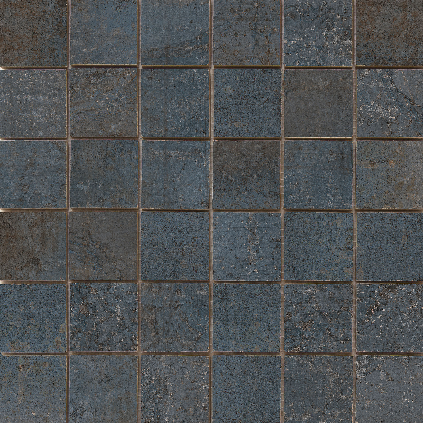 Urbanixx Gres Karlstadt Mosaik Metalloptik Braun matt 30x30 cm rekt. R9