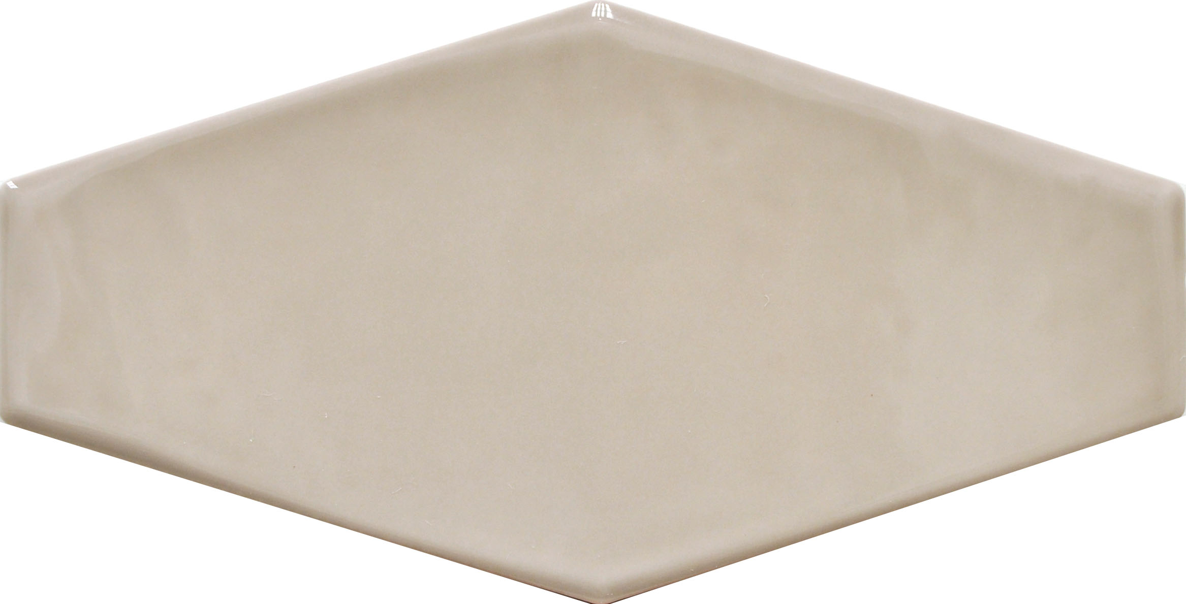 Catalea Gres Finneby Wandfliese Retrooptik Taupe glänzend 10x20 cm 