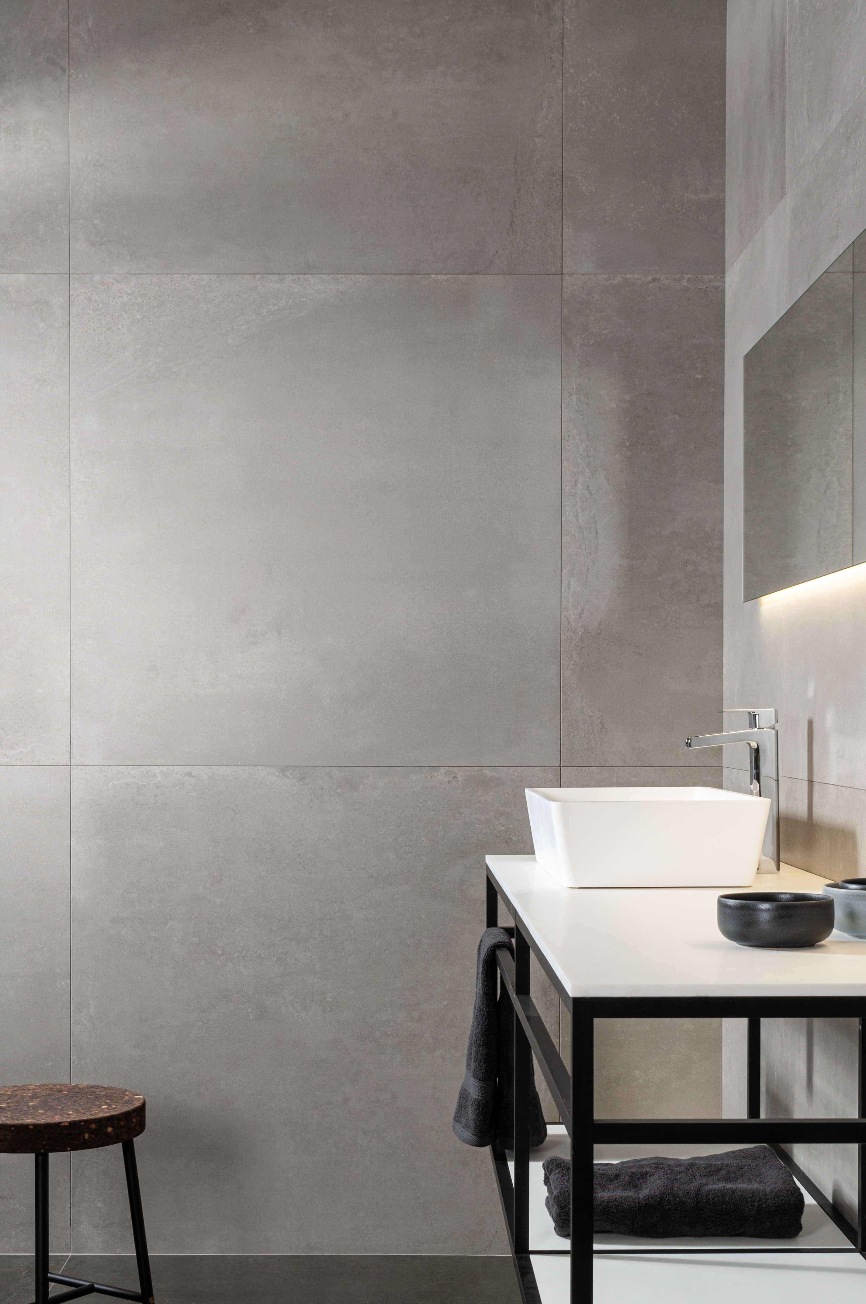 Urbanixx Gres Sveg Bodenfliesen Metalloptik Grau Matt 60x60 cm rektifiziert 