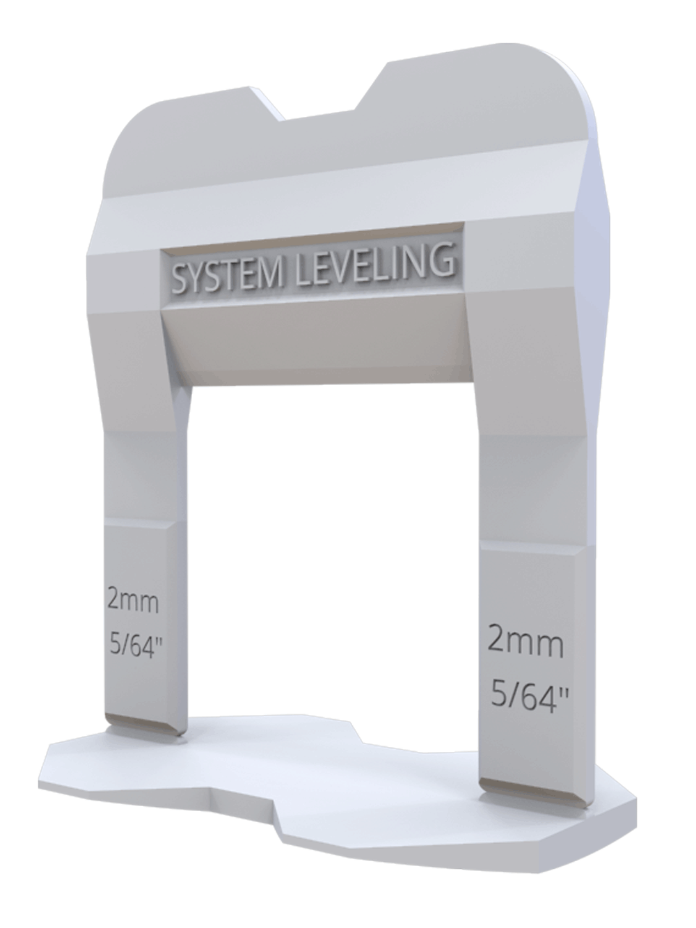 System Leveling Nivelliersystem Klemme 2 mm - 500 Stück 