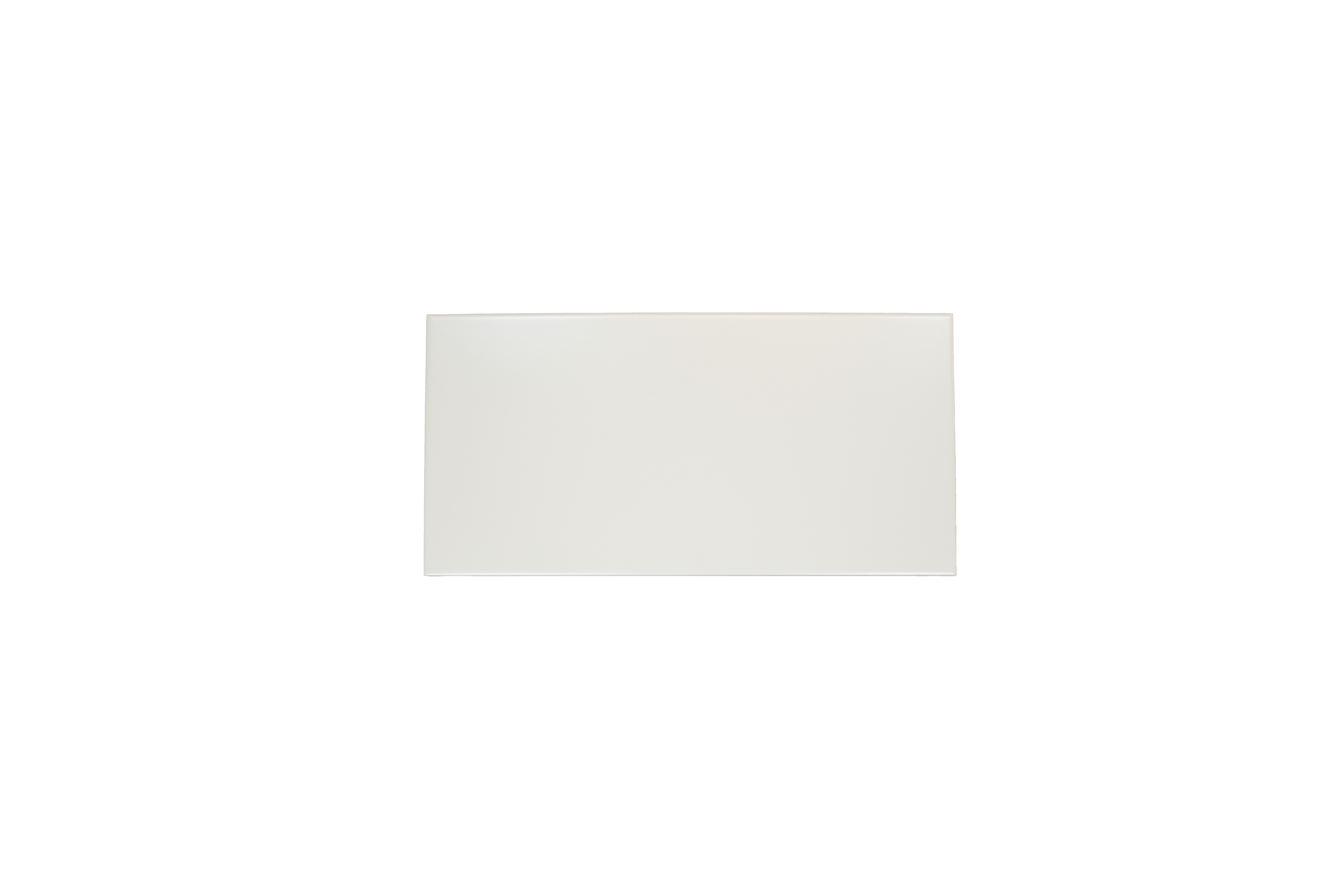 Urbanixx Gres Warschau Wandfliese uni Weiß matt 19,8x39,8 cm  