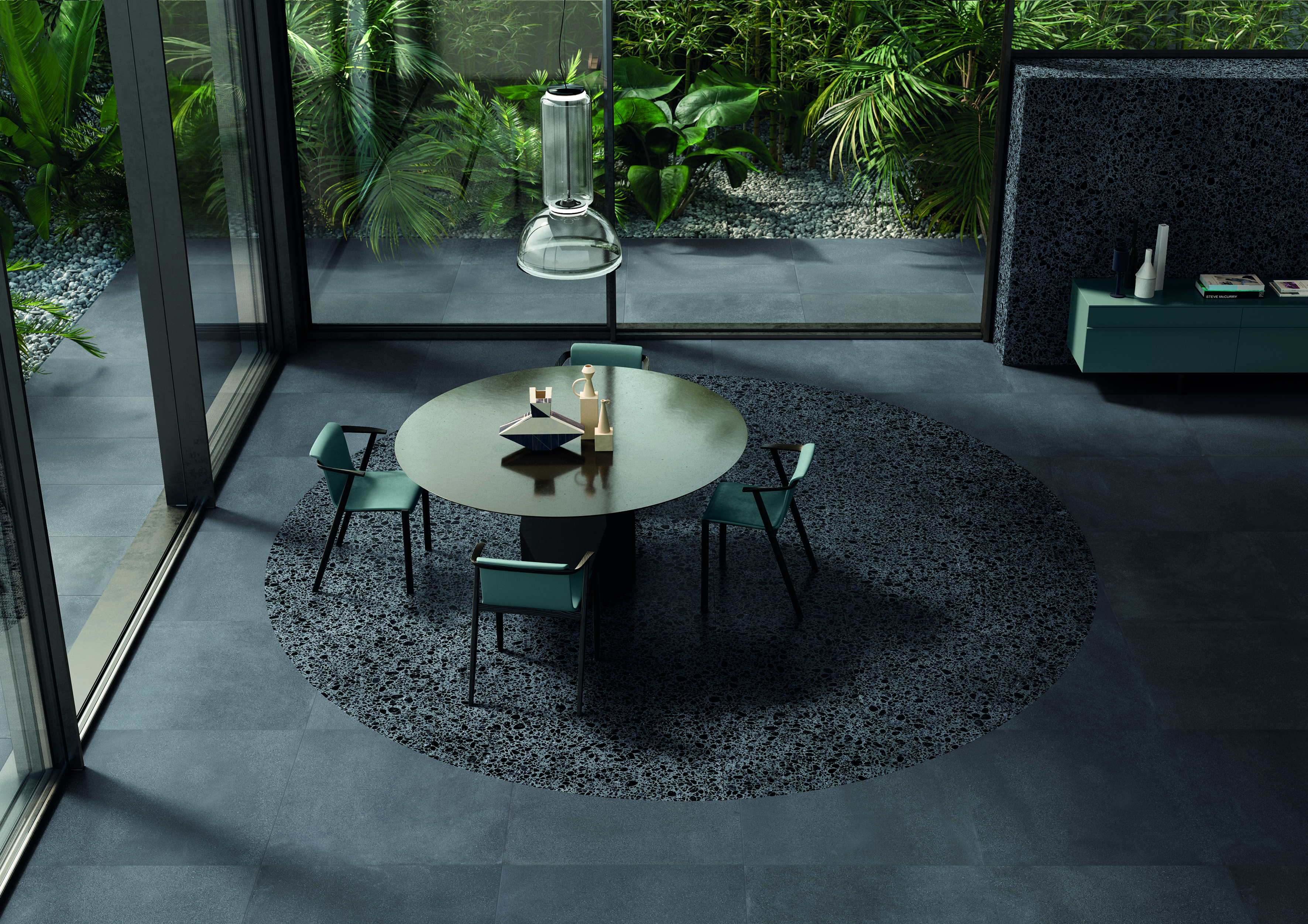 Ergon Medley Pop Bodenfliese Terrazzooptik Dark Grey matt 60x120 cm rekt. R10B