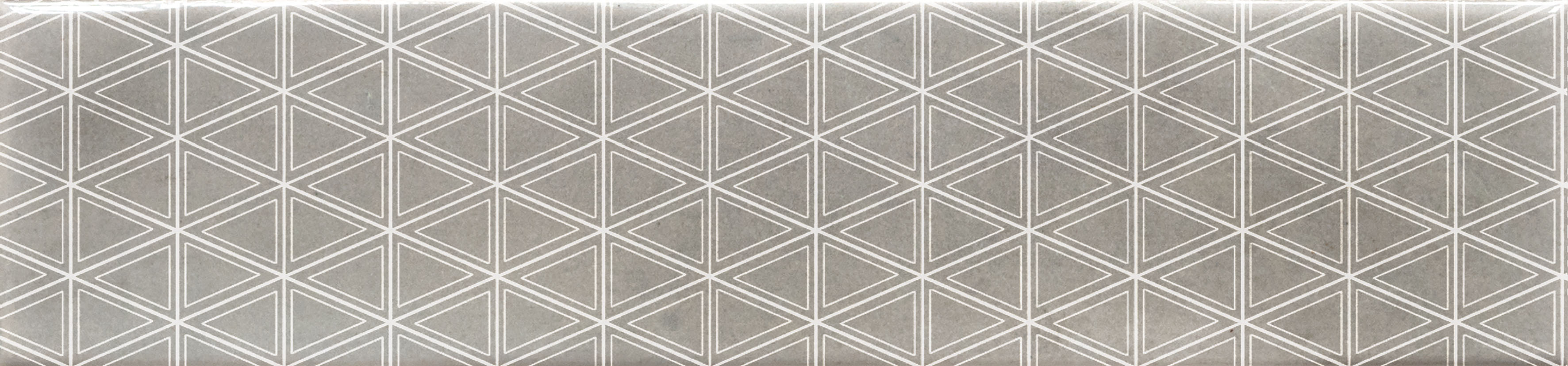 Catalea Gres Nyborg Dekor Metrofliese Grau Glänzend 7,5x30 cm  