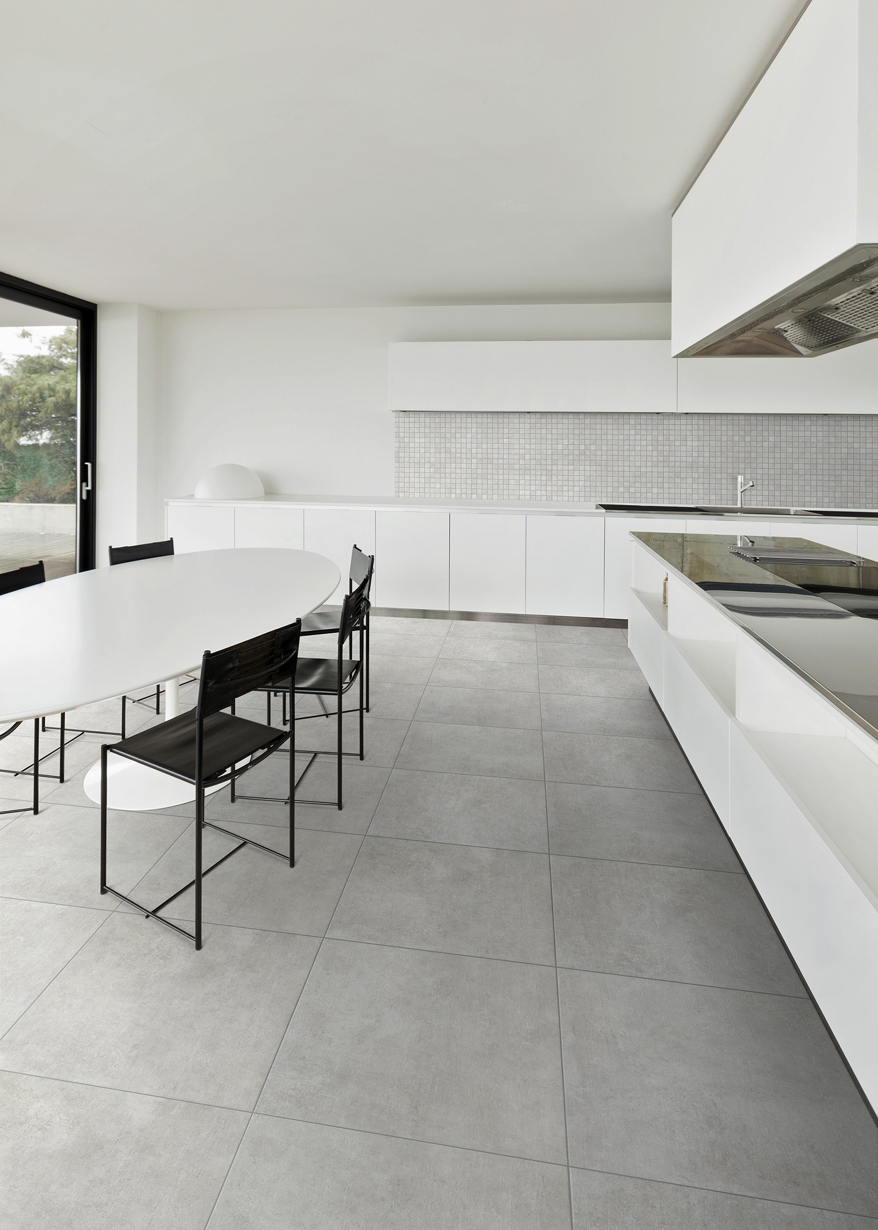 Urbanixx Gres Palermo Bodenfliese Betonoptik Hellgrau Matt 30x60 cm rektifiziert R10B