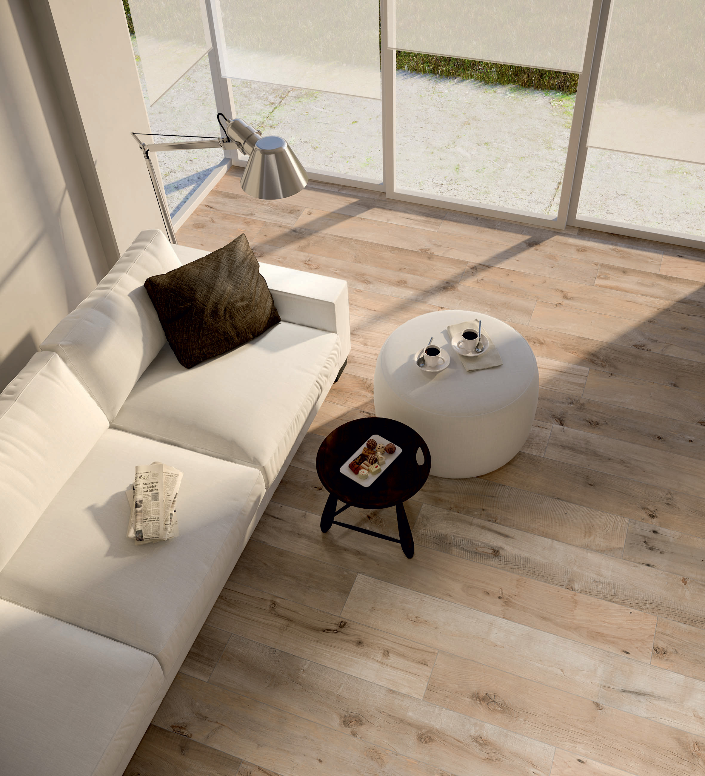 Flaviker Dakota Indoor Bodenfliese Holzoptik Naturale Matt 20x120 cm rektifiziert R10B