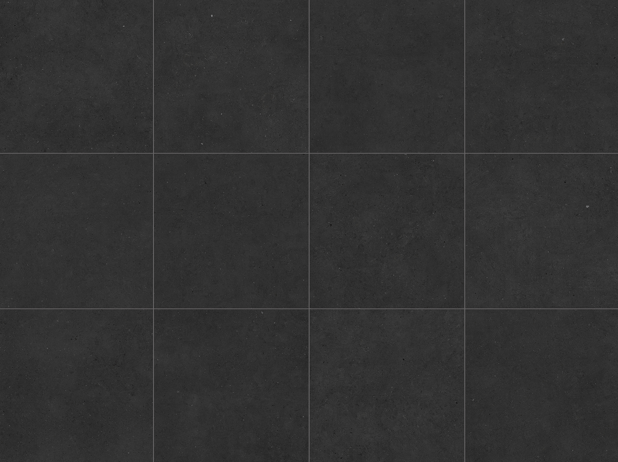Urbanixx Gres Osaki Bodenfliese Natursteinoptik Schwarz Matt 90x90 cm rektifiziert R10