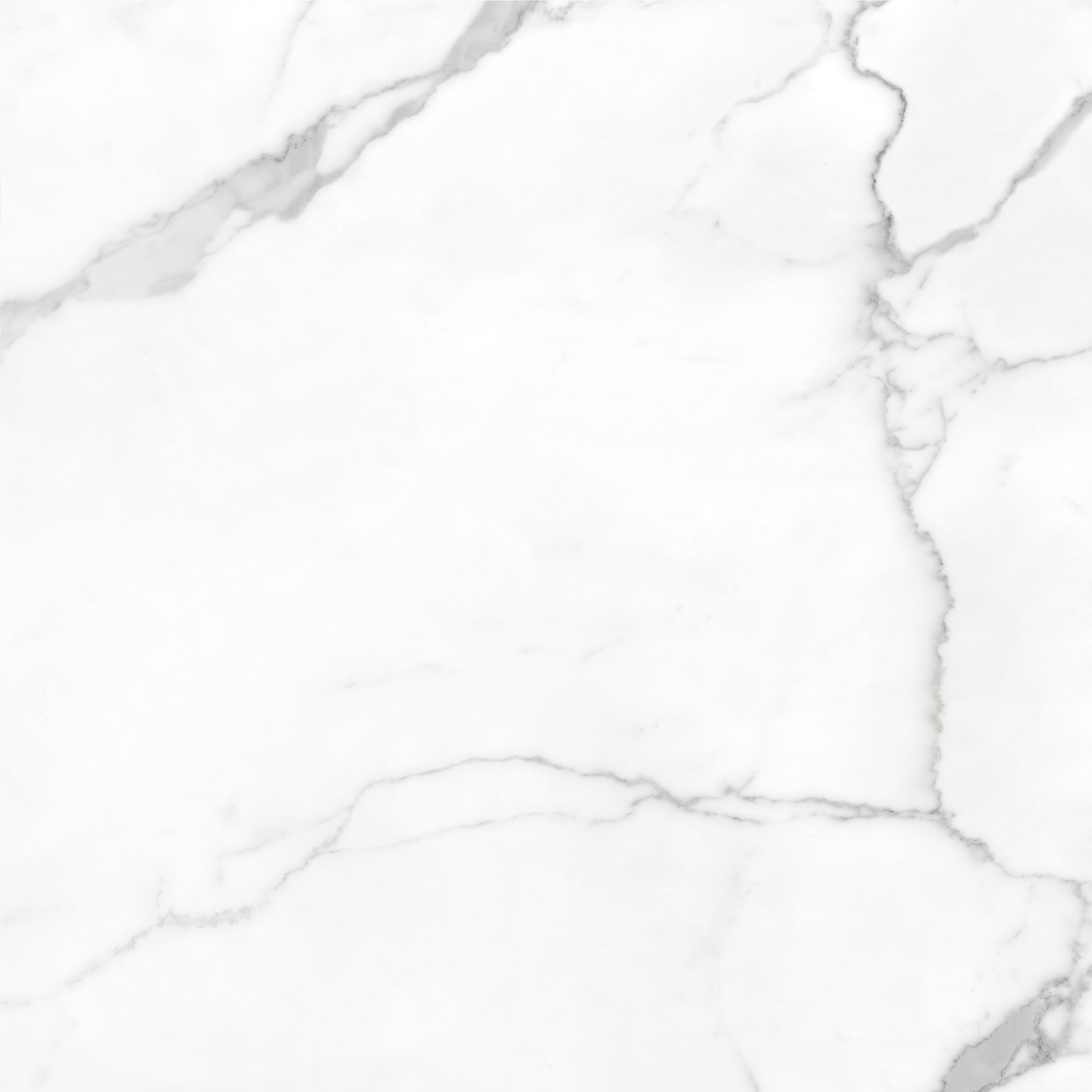 Urbanixx Gres Töre Bodenfliesen Marmoroptik Weiß glänzend 60x60 cm rekt. 
