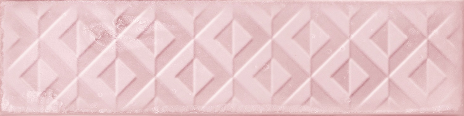 Catalea Gres Nellim Metrofliese Dekor Rosa glänzend 7,5x30 cm Catalea Gres Nellim Metrofliese Dekor Rosa glänzend 7,5x30 cm