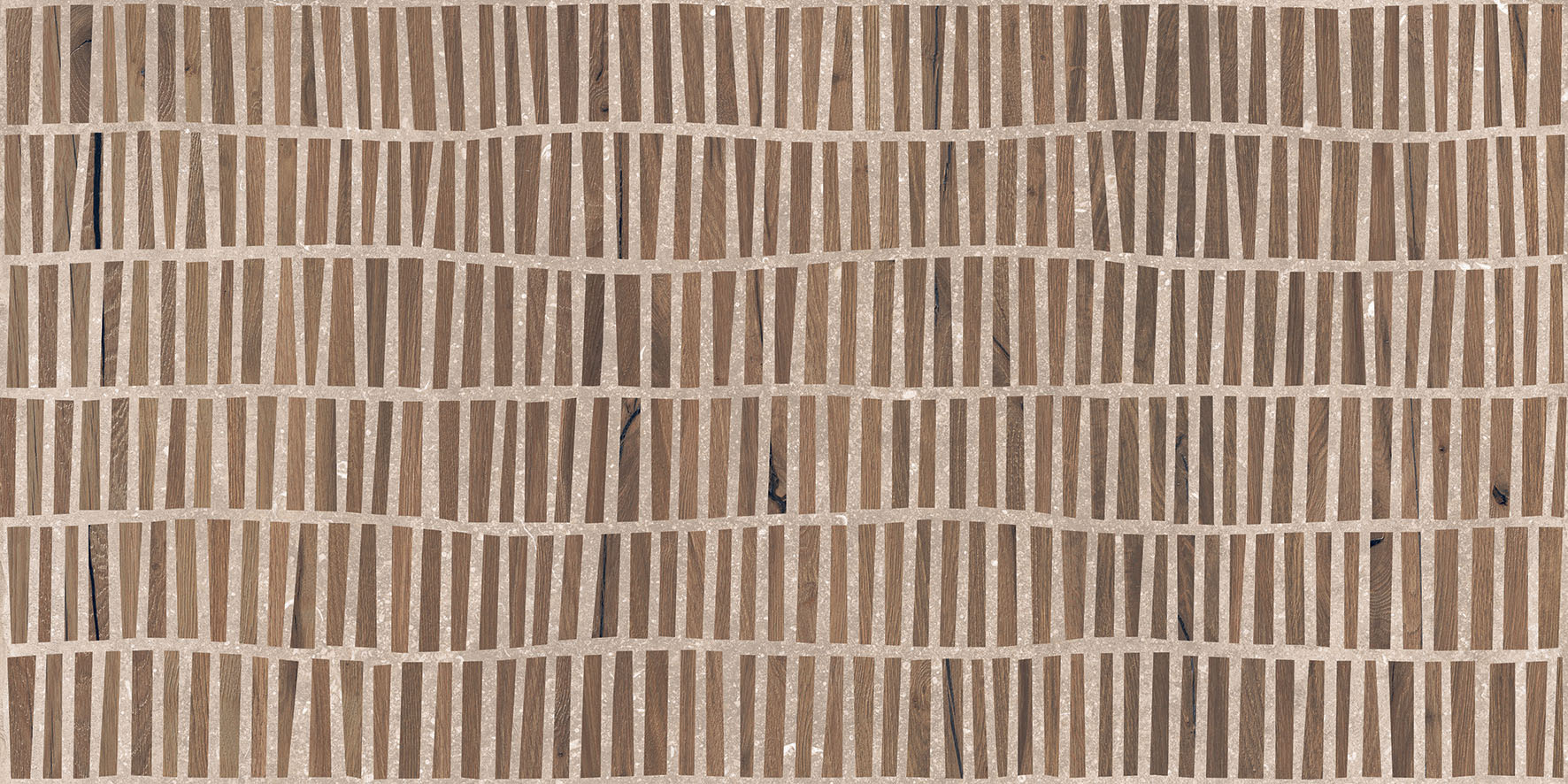 Flaviker Nordik Stone Indoor Dekor Holzoptik Domino Sand Matt 60x120 cm rektifiziert
