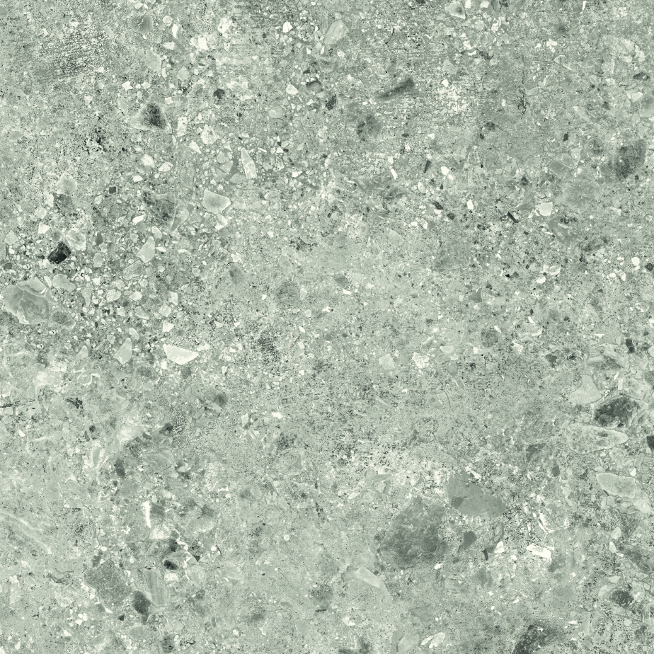 Urbanixx Gres Kyoto Bodenfliese Terrazzooptik Grau Matt 80x80 cm rektifiziert R10