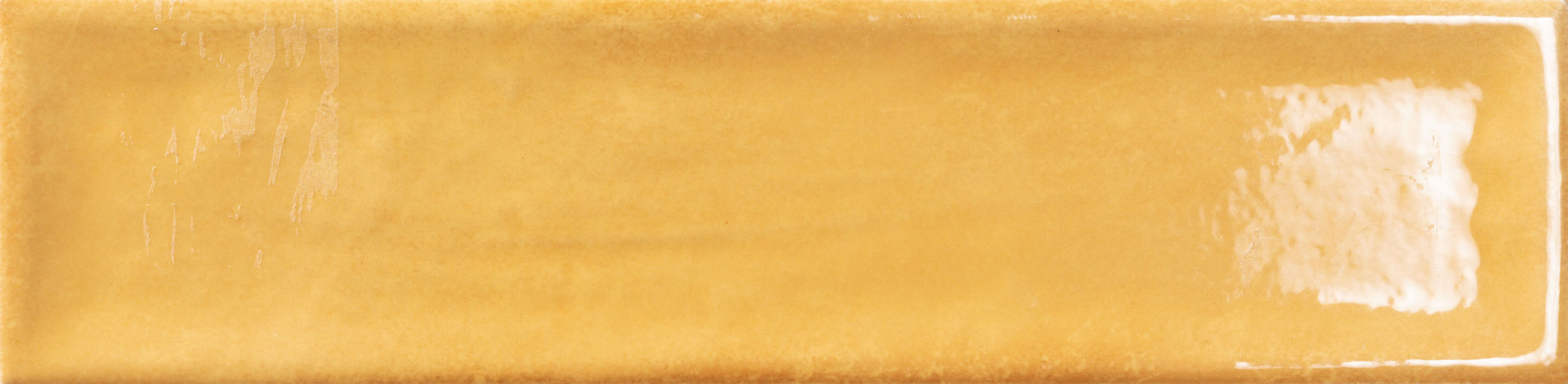 Catalea Gres Lizzanello Metrofliesen Gelb Glänzend 7,5x30 cm