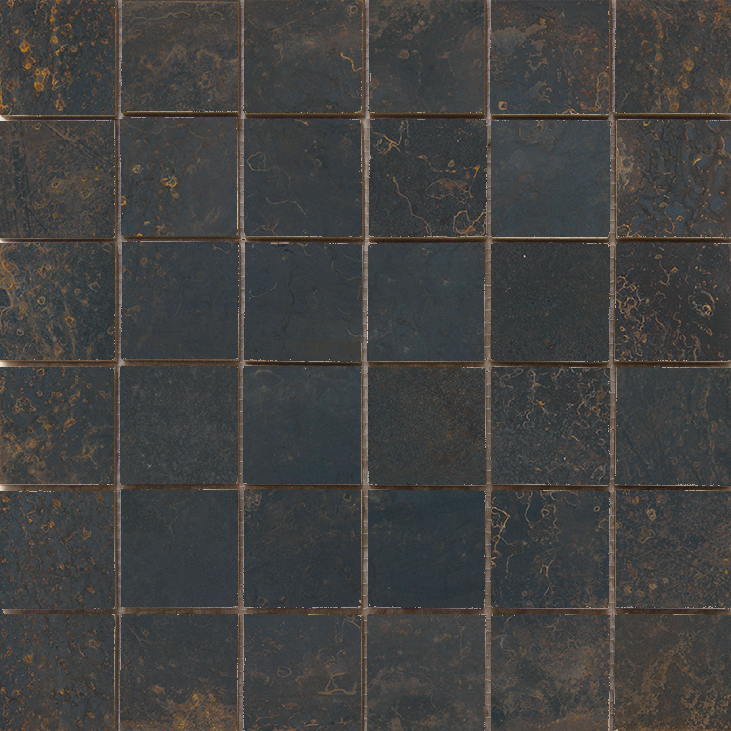 Urbanixx Gres Sveg Mosaik Metalloptik Schwarz Matt 30x30 cm 