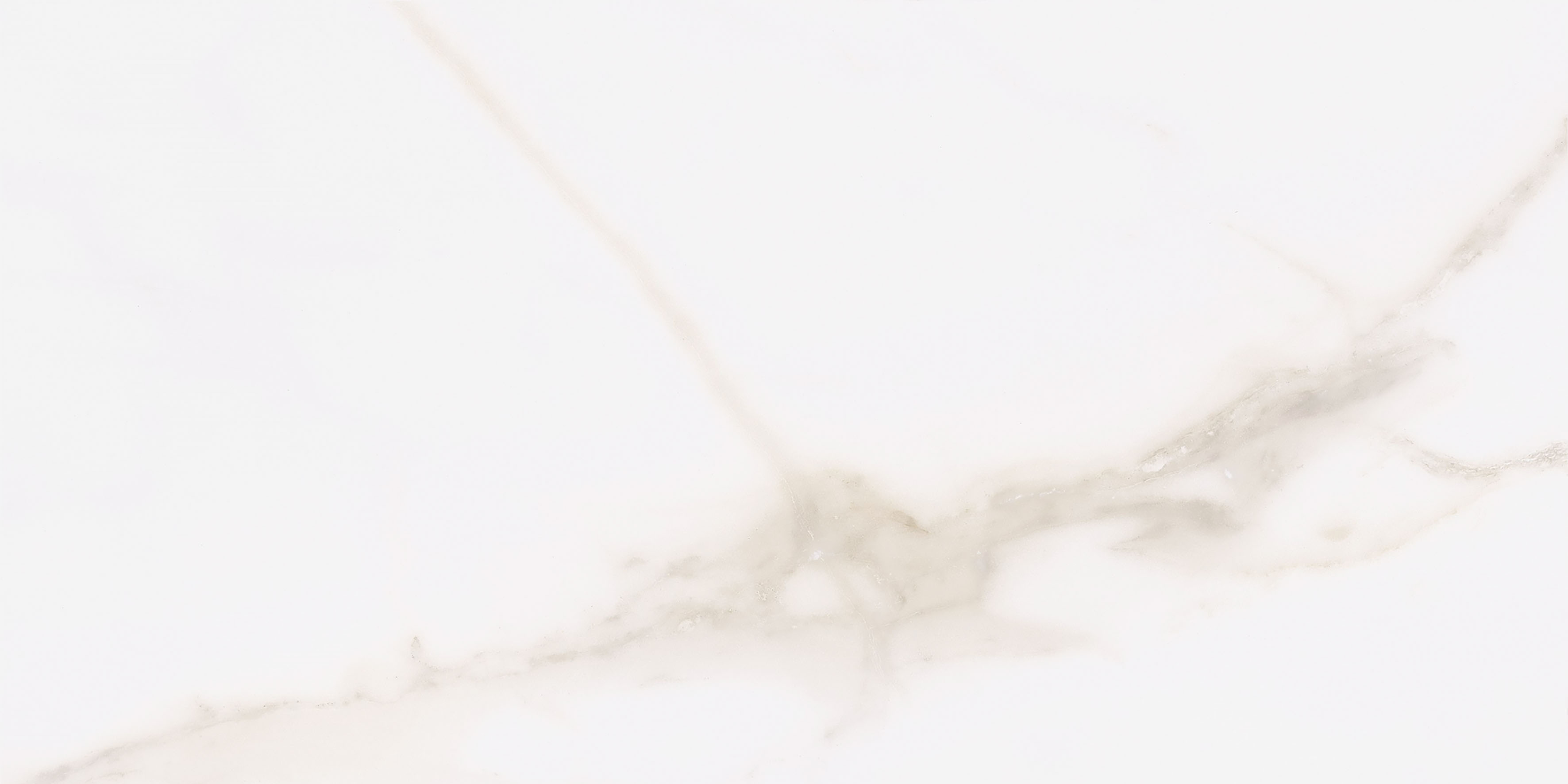 Vanezia Gres Kalmar Bodenfliesen Marmoroptik Weiß glänzend 120x260cm rekt. 