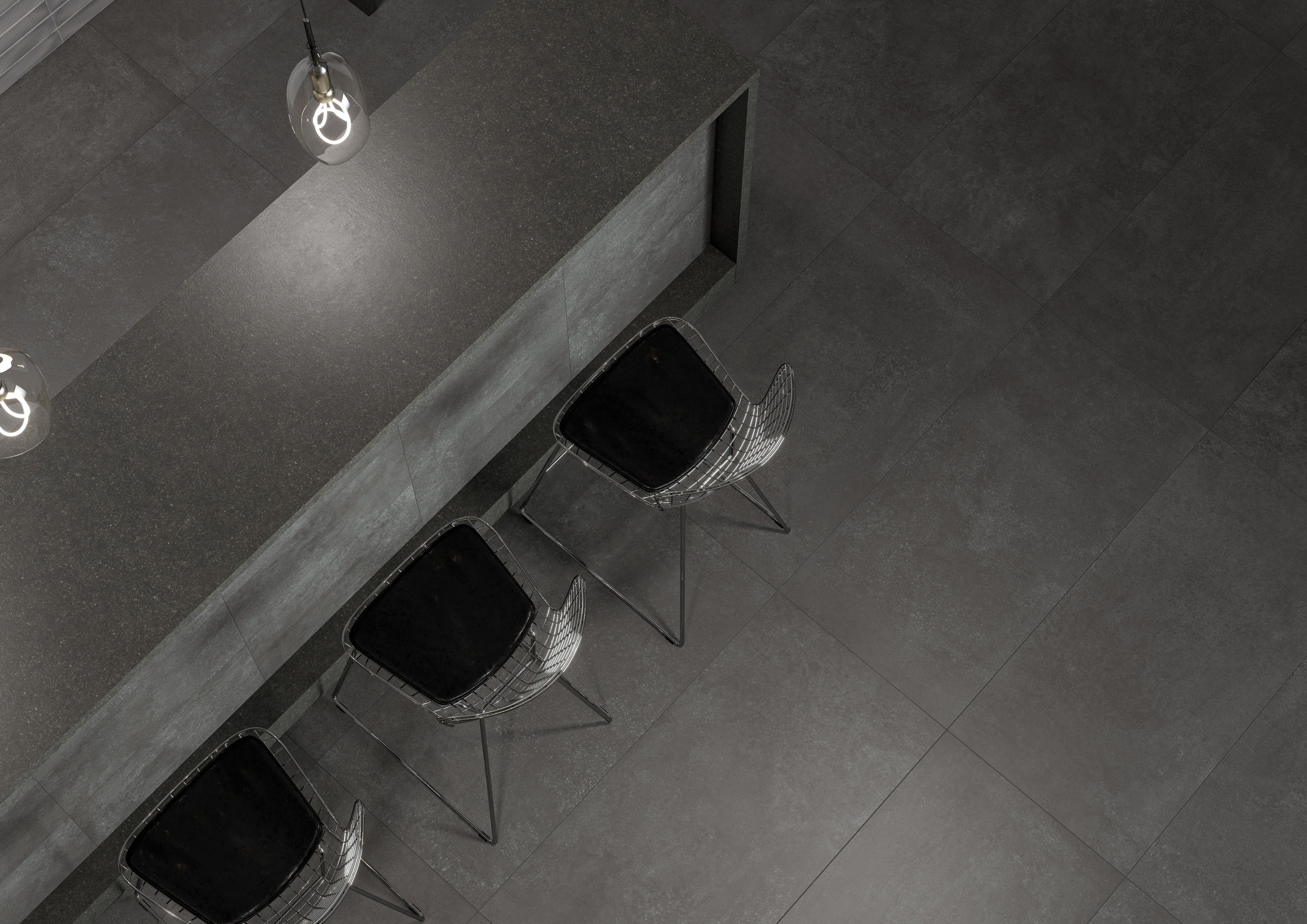 Urbanixx Gres Idre Bodenfliesen Betonoptik  Anthrazit matt 30x60 cm rekt. 