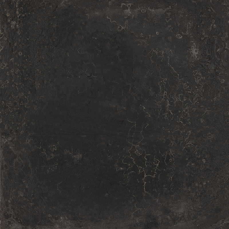 Urbanixx Gres Sveg Bodenfliesen Metalloptik Schwarz Matt 20x20 cm rektifiziert R9
