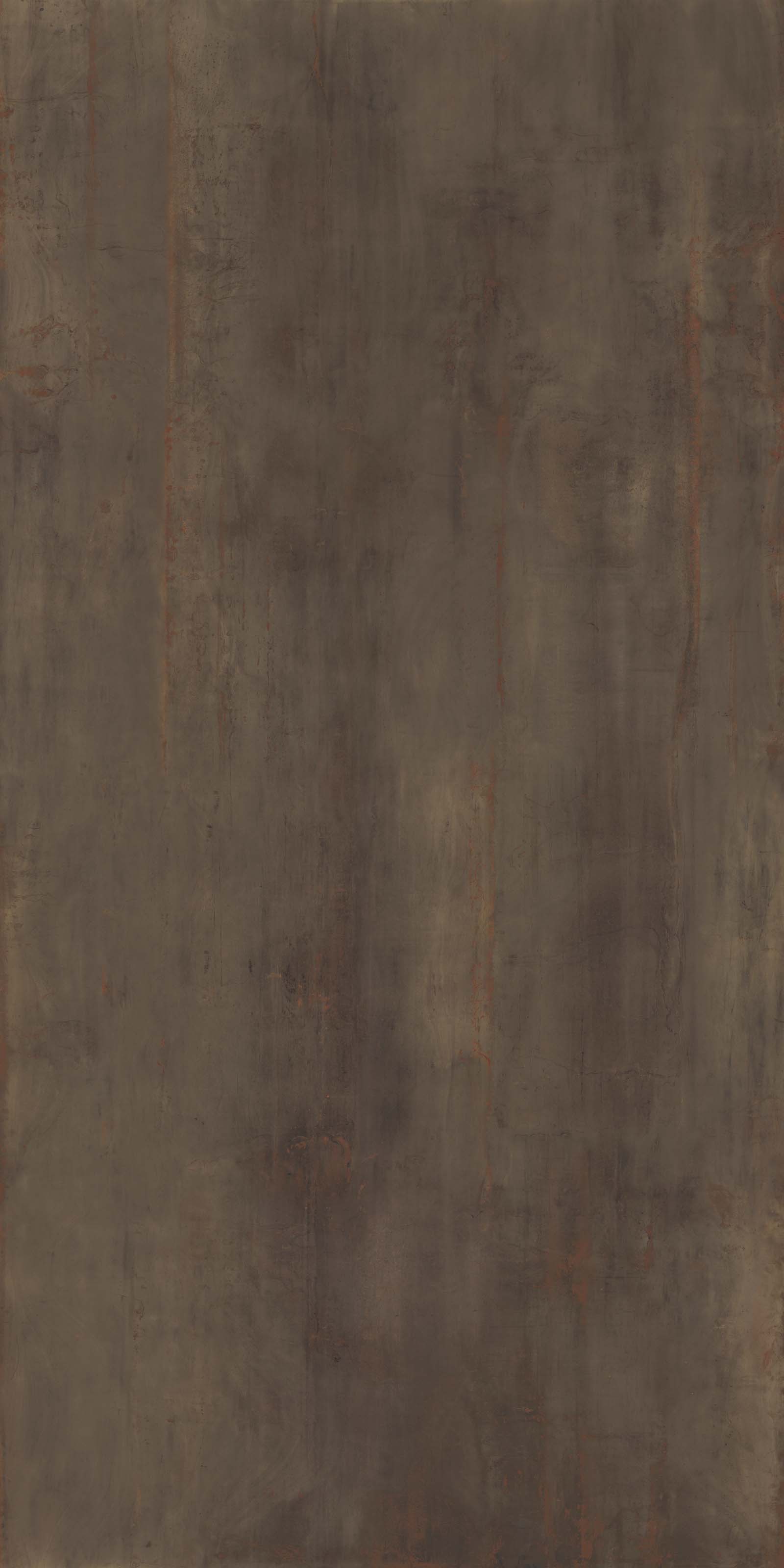 Flaviker Rebel Bodenfliese Metalloptik Dunkelbraun Matt 160x320 cm rektifiziert