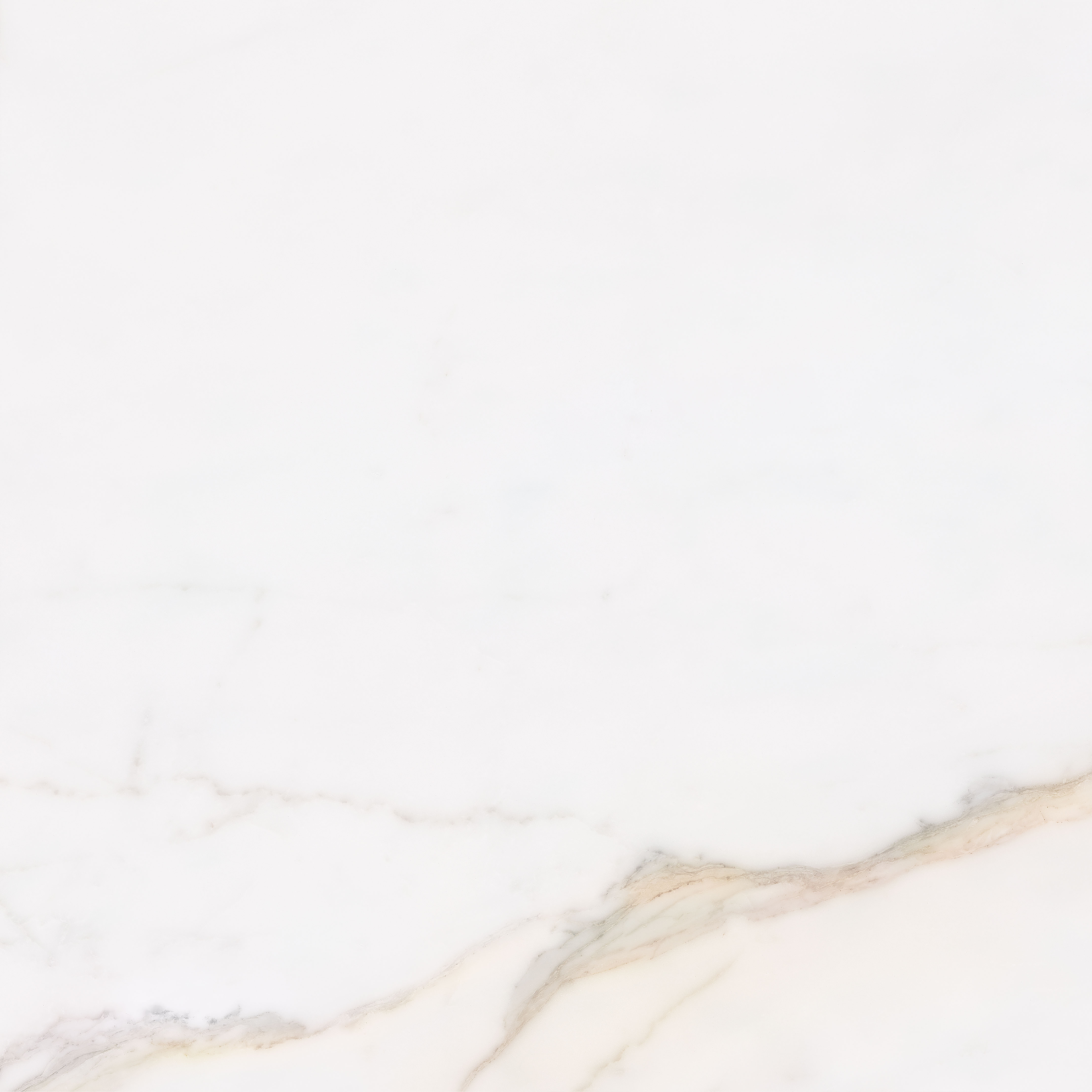 Vanezia Gres Kalmar Bodenfliesen Marmoroptik Weiß glänzend 75x75 cm rekt. 