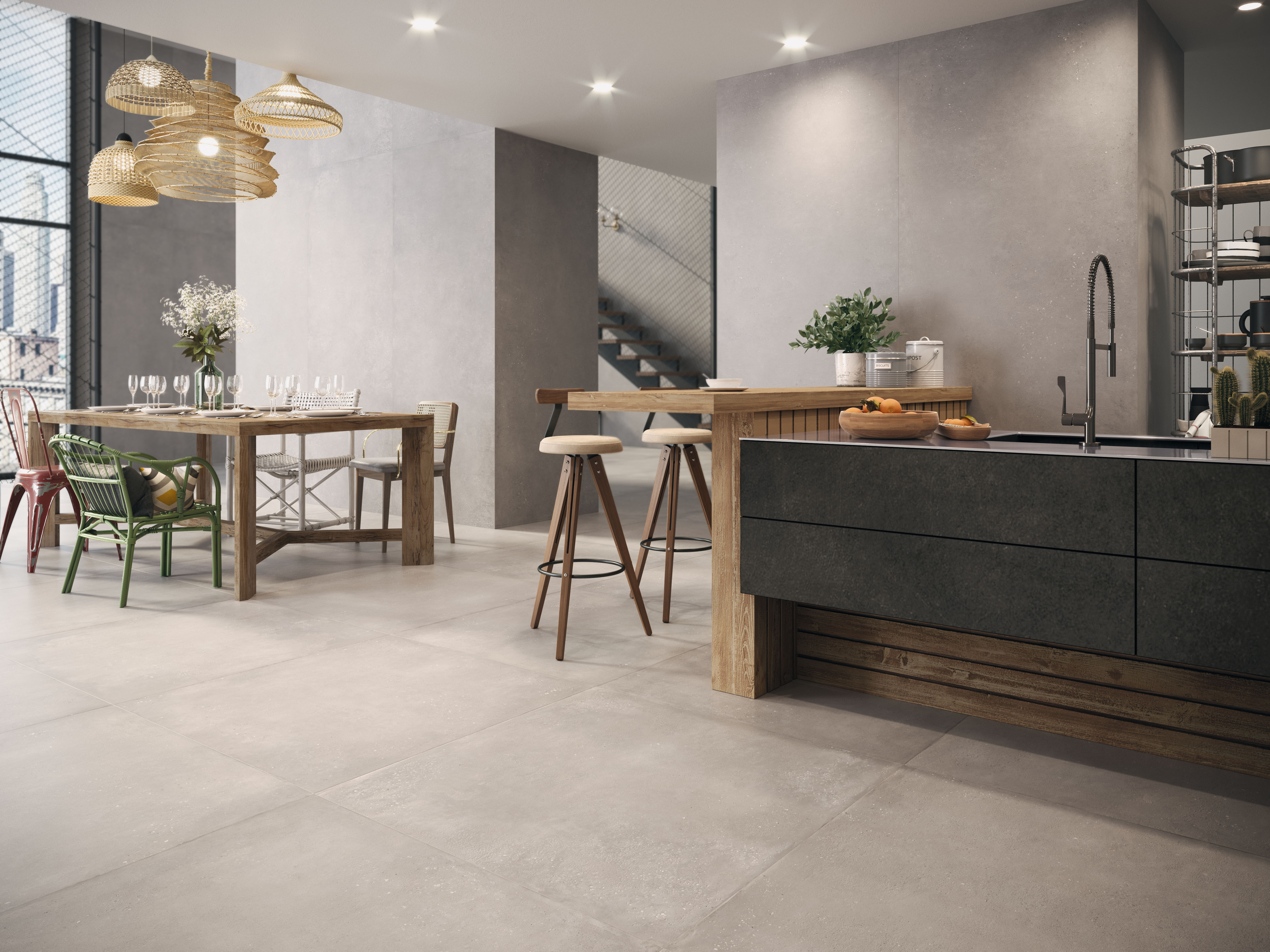 Urbanixx Gres Malmö Betonoptik Dunkelgrau matt 60x120 cm rekt. R9 Urbanixx Gres Malmö Betonoptik Dunkelgrau matt 60x120 cm rekt. R9
