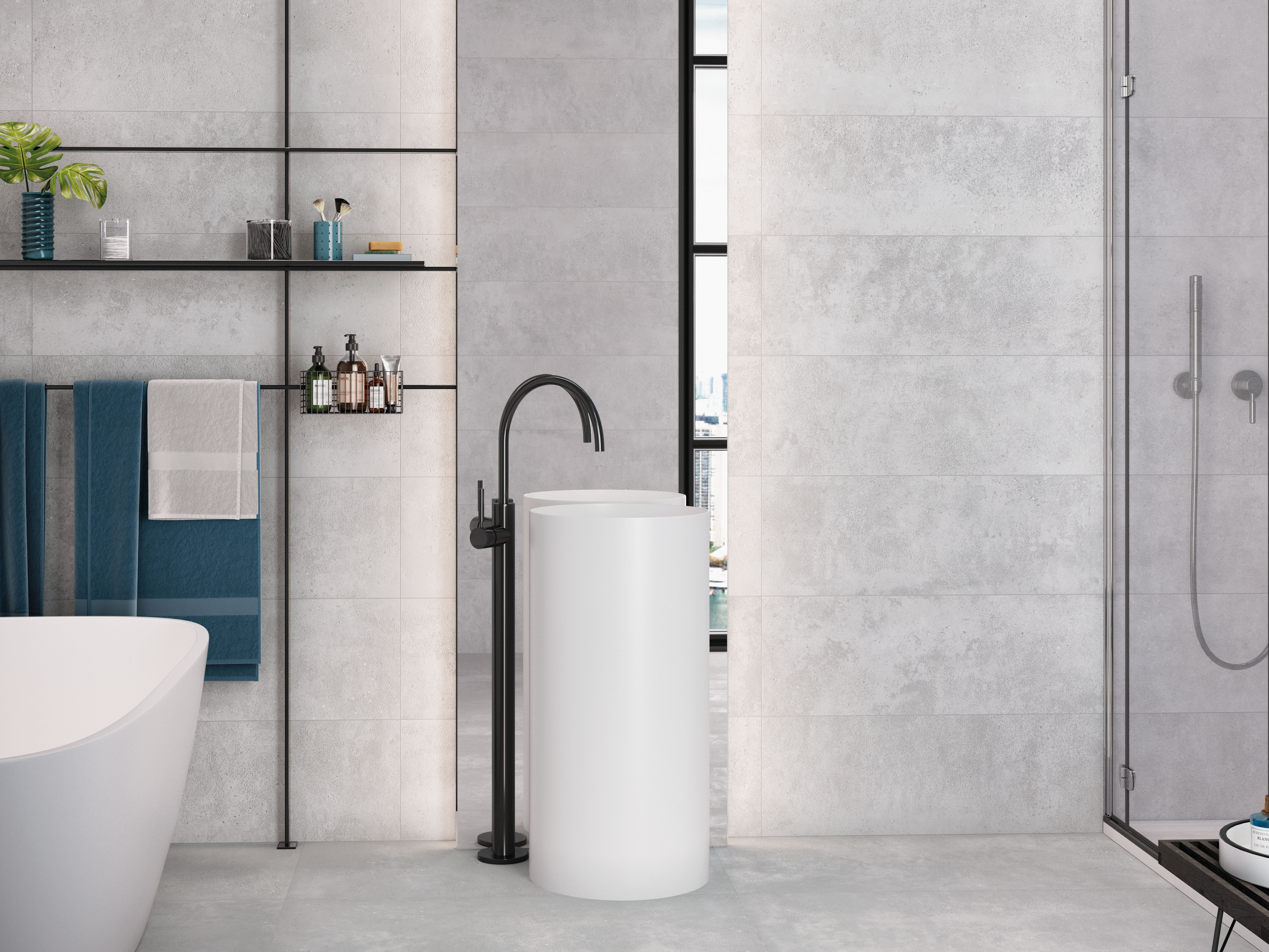 Urbanixx Gres Malmö Betonoptik Grau matt 30x60 cm rekt. R9 Urbanixx Gres Malmö Betonoptik Grau matt 30x60 cm rekt. R9