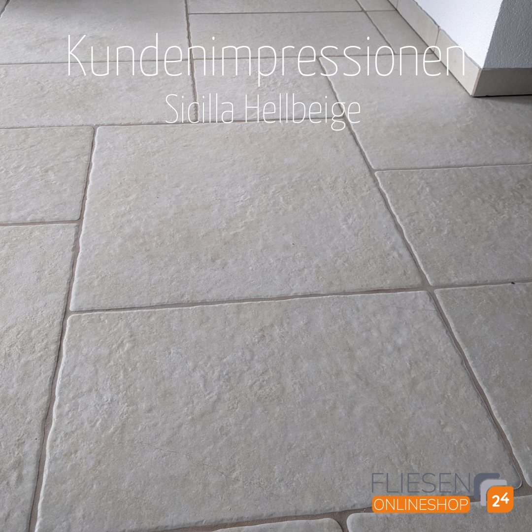 Catalea Gres Sicilla Bodenfliese Terrakotta Hellbeige matt 50x50 cm 