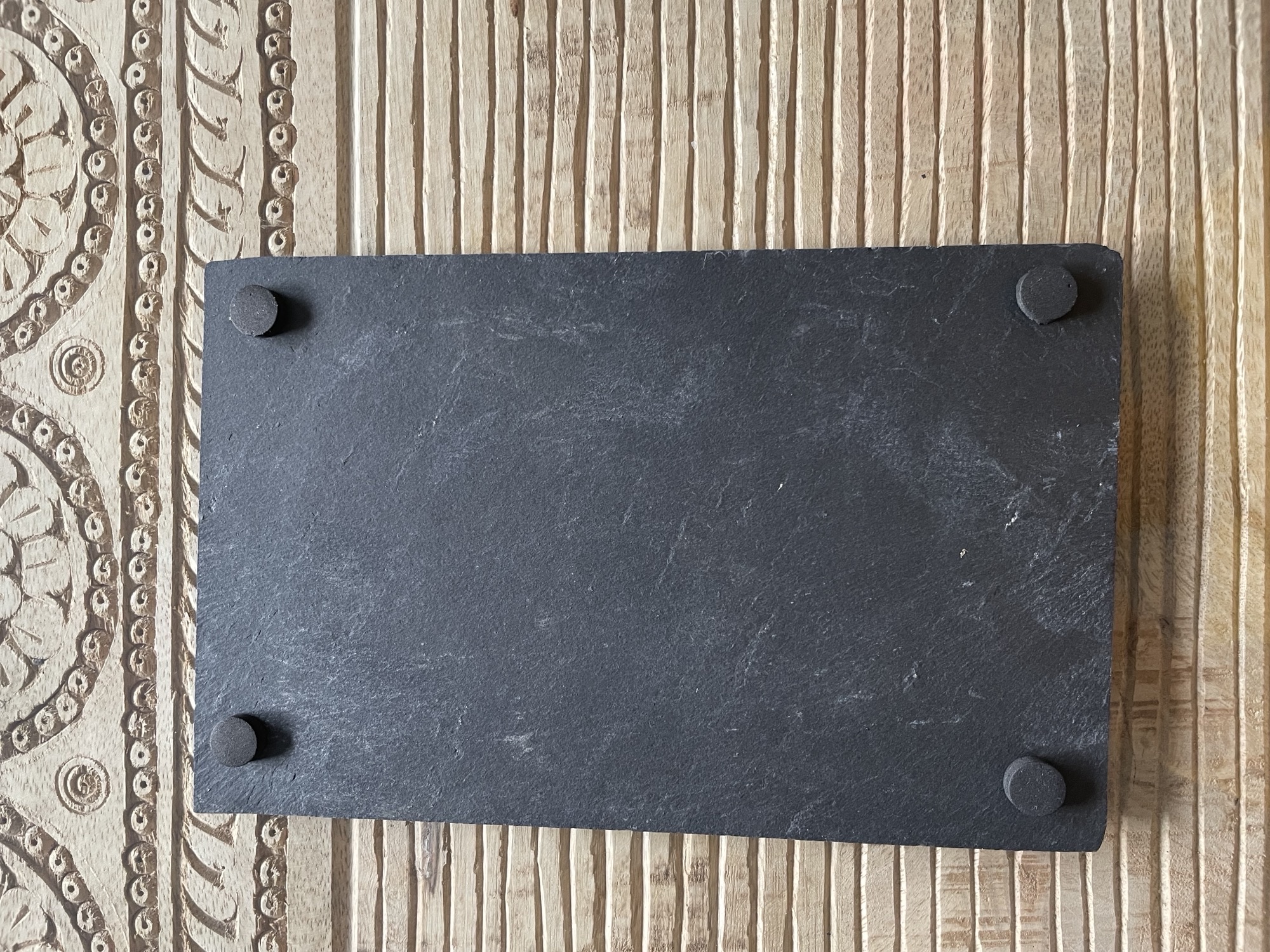 Schieferteller schwarz 14x22x0,6 cm 