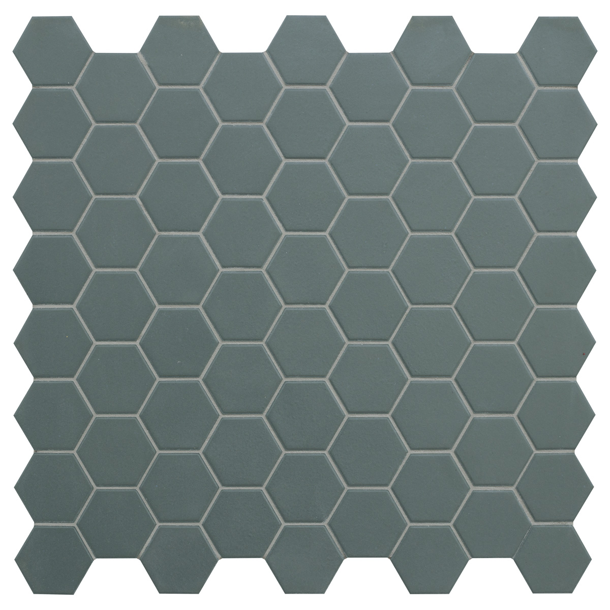 Catalea Gres Tokio Hexagonmosaik Dunkelgrün matt 31,6x31,6 cm rekt. R10
