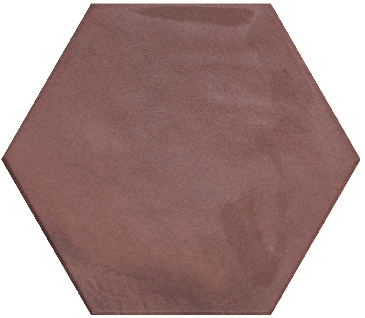 Catalea Gres Timra Hexagonfliese Rot Glänzend 16x18 cm 