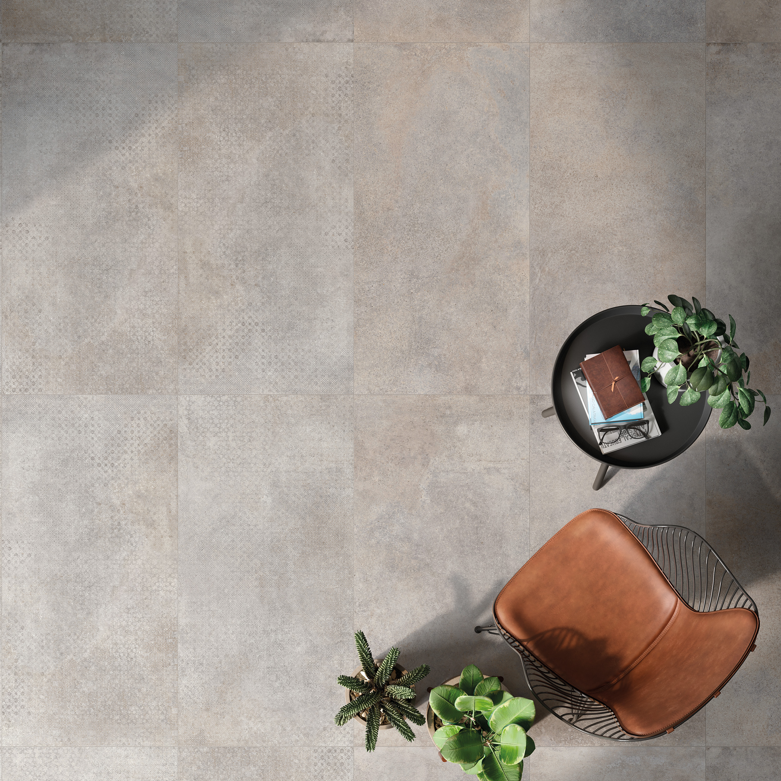 Urbanixx Gres Catania Bodenfliese Natursteinoptik Hellgrau Matt 60x60 cm rektifiziert R10B