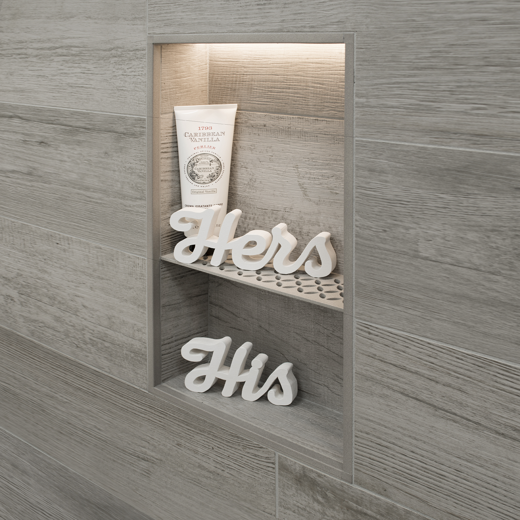 Schlüter SHELF N S1 300x87 mm Curve TSOB strukturbeschichtet Bronze