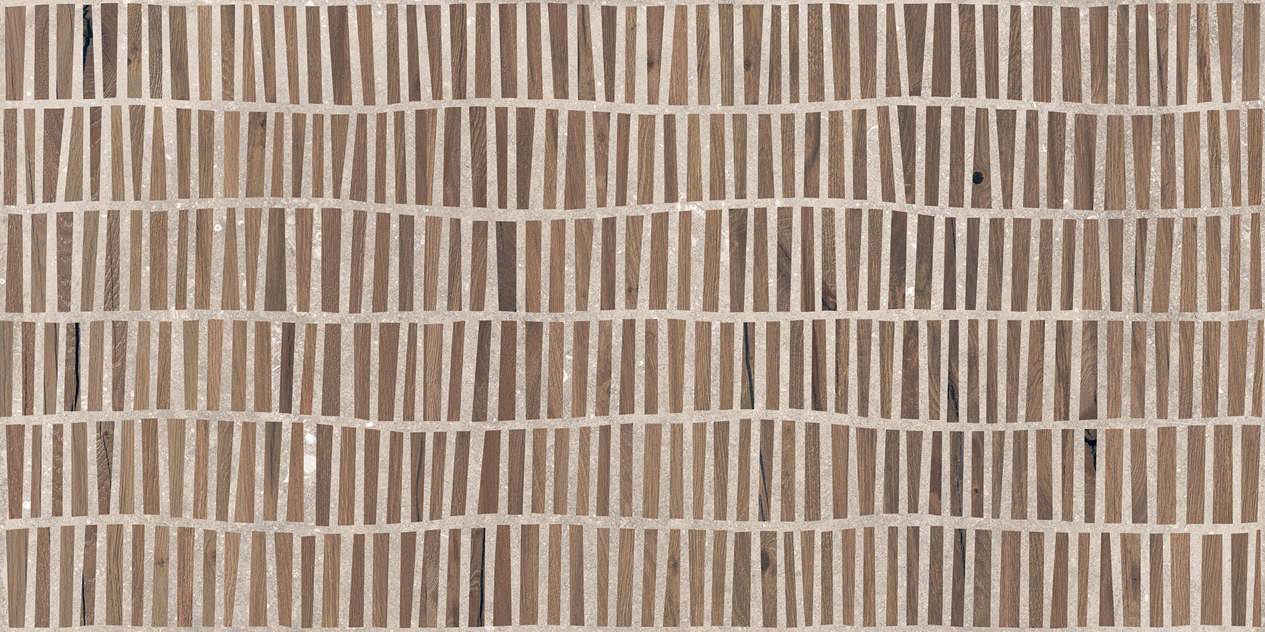 Flaviker Nordik Stone Indoor Dekor Holzoptik Domino Sand Matt 60x120 cm rektifiziert