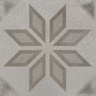 Gardenia Make Dekor Cementine Mix Dunkelgrau Matt 20x20 cm rektifiziert R10 
