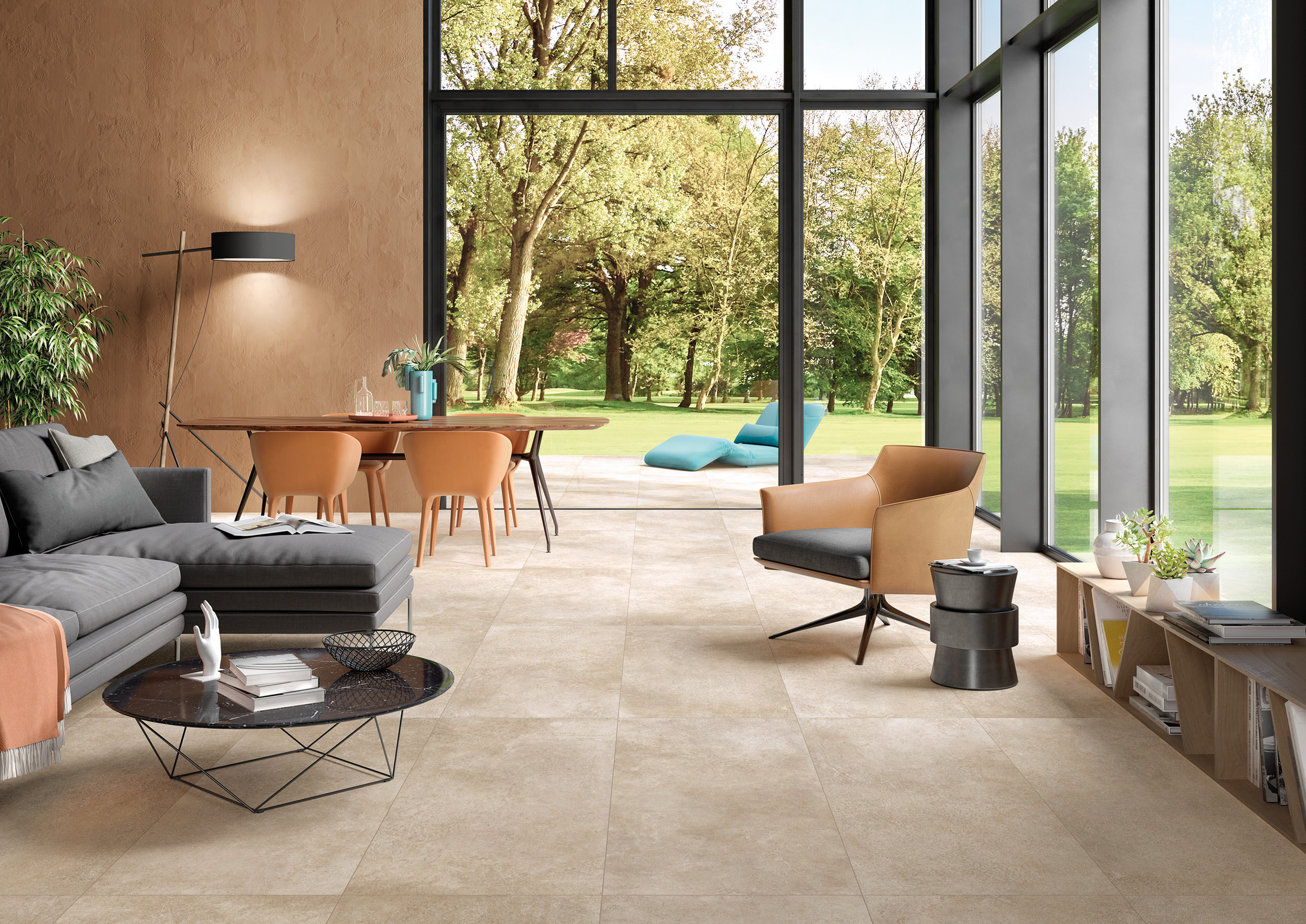 Urbanixx Gres Catania Bodenfliese Natursteinoptik Sand Matt 30x60 cm rektifiziert R10B