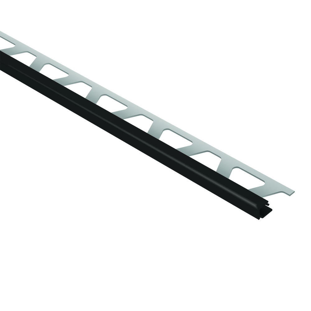 Schlüter Quadec Fliesenschiene AC 2,5 m Schiene Graphitschwarz H = 12,5 mm quadratische Form